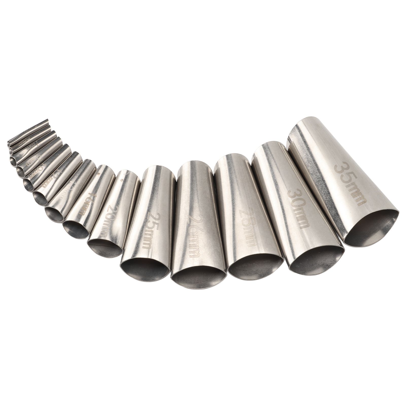 14pcs Caulking Nozzle Applicator 45 Degree Professional Stainless Steel view 4