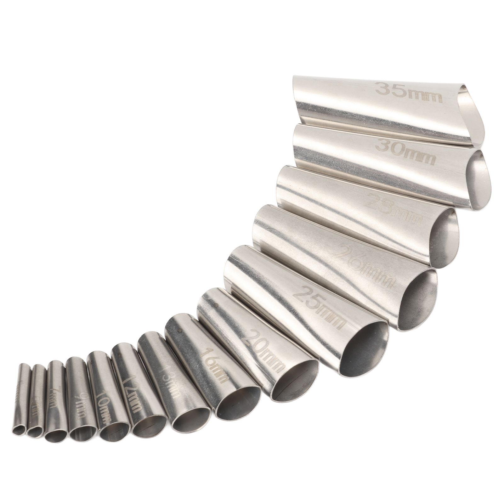 14pcs Caulking Nozzle Applicator 45 Degree Professional Stainless Steel view 5
