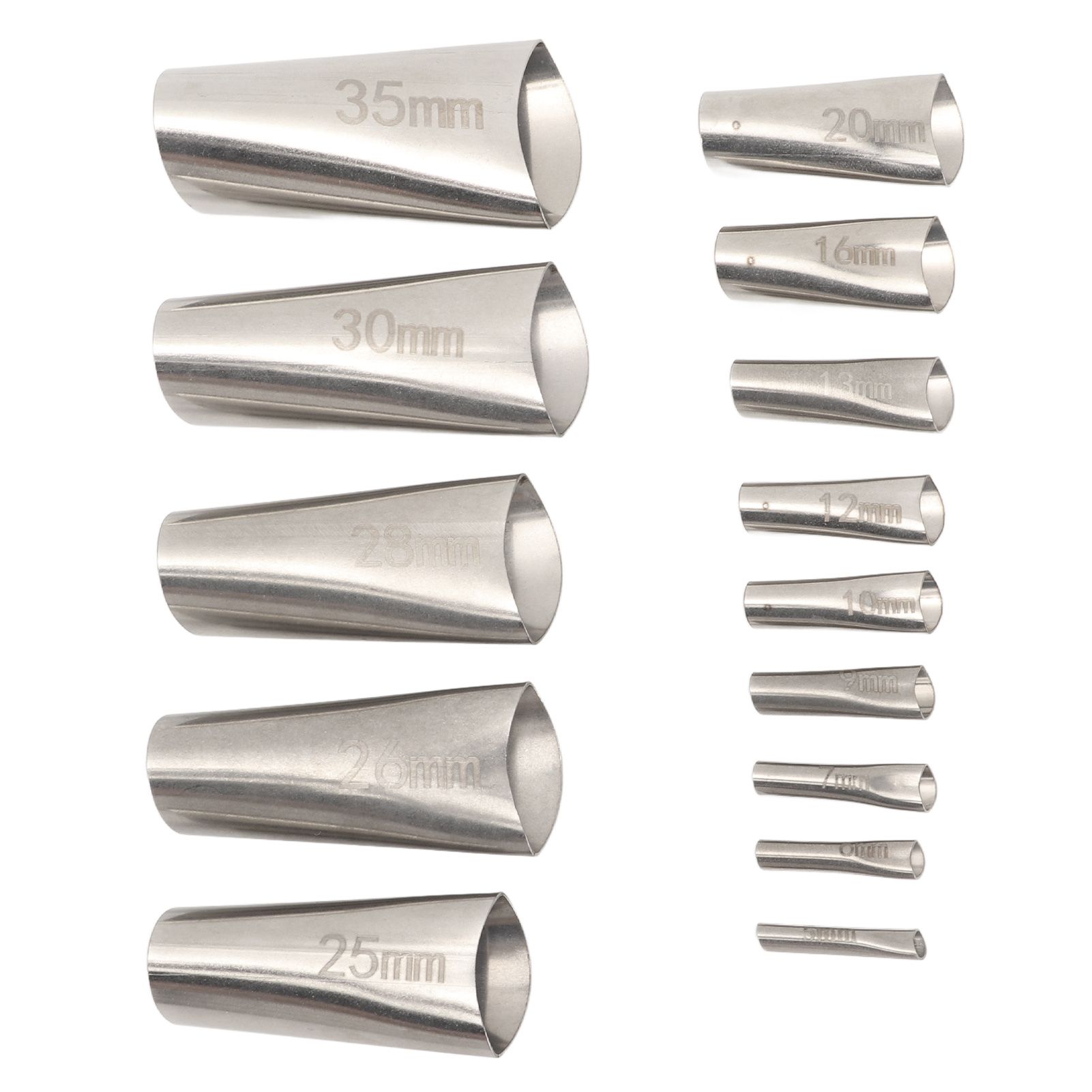 14pcs Caulking Nozzle Applicator 45 Degree Professional Stainless Steel view 7