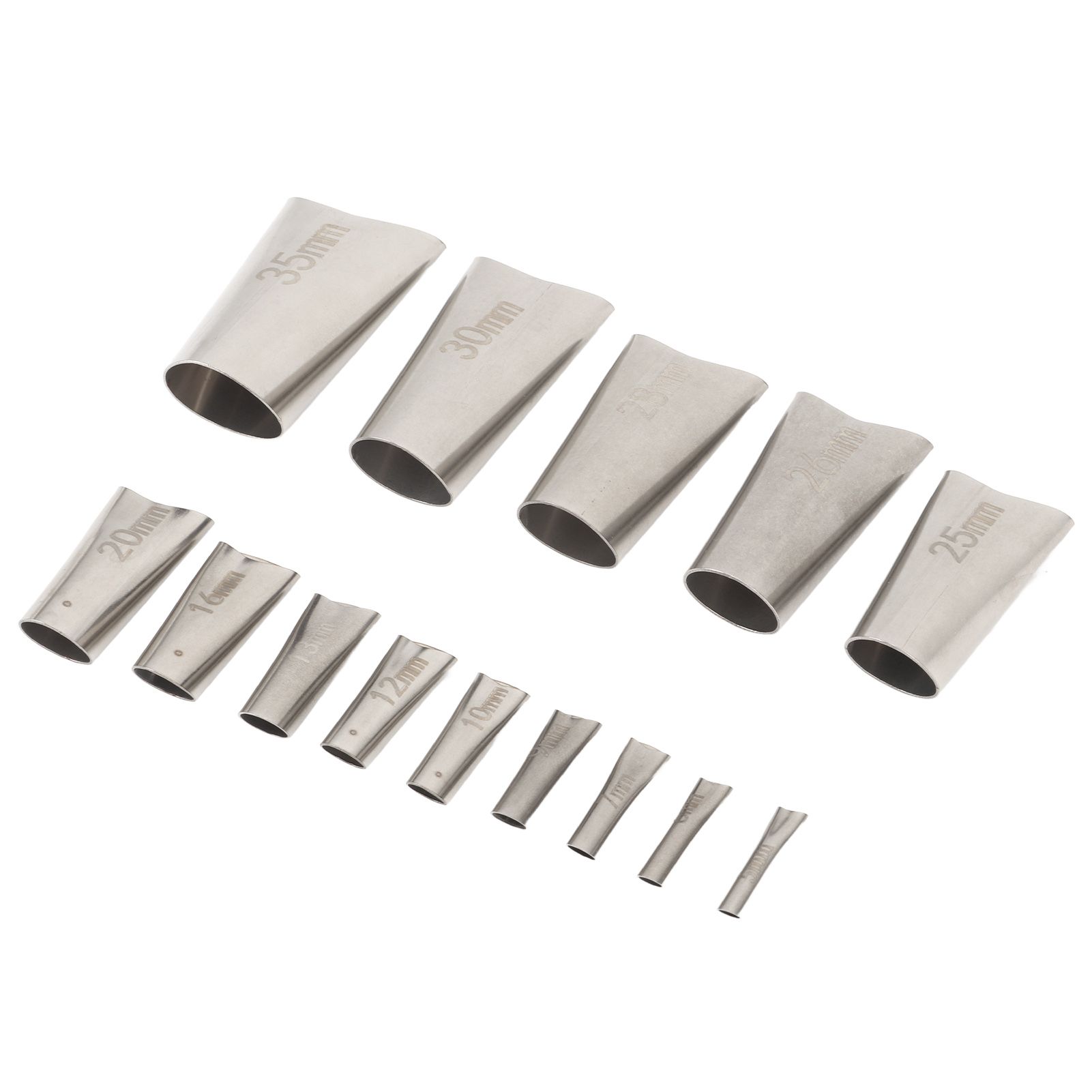 14pcs Caulking Nozzle Applicator 45 Degree Professional Stainless Steel view 8
