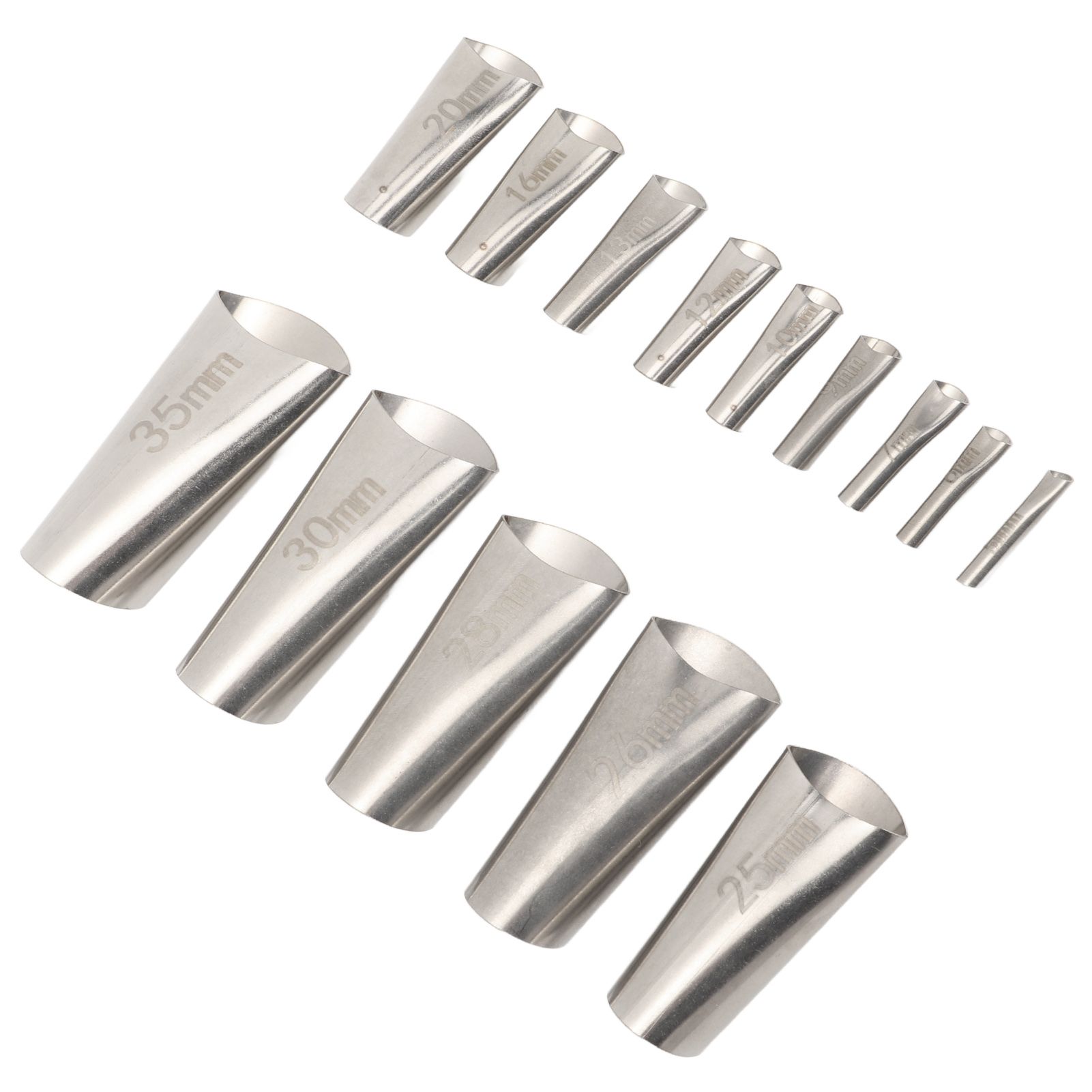 14pcs Caulking Nozzle Applicator 45 Degree Professional Stainless Steel view 9
