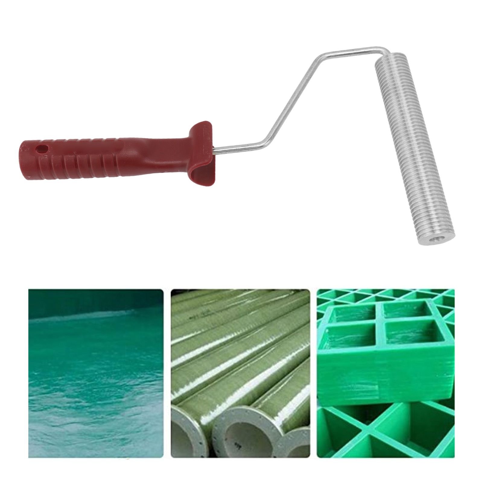 Fiberglass Roller Professional Bubble Remove Roller for Tub Shower Bathtub view 13