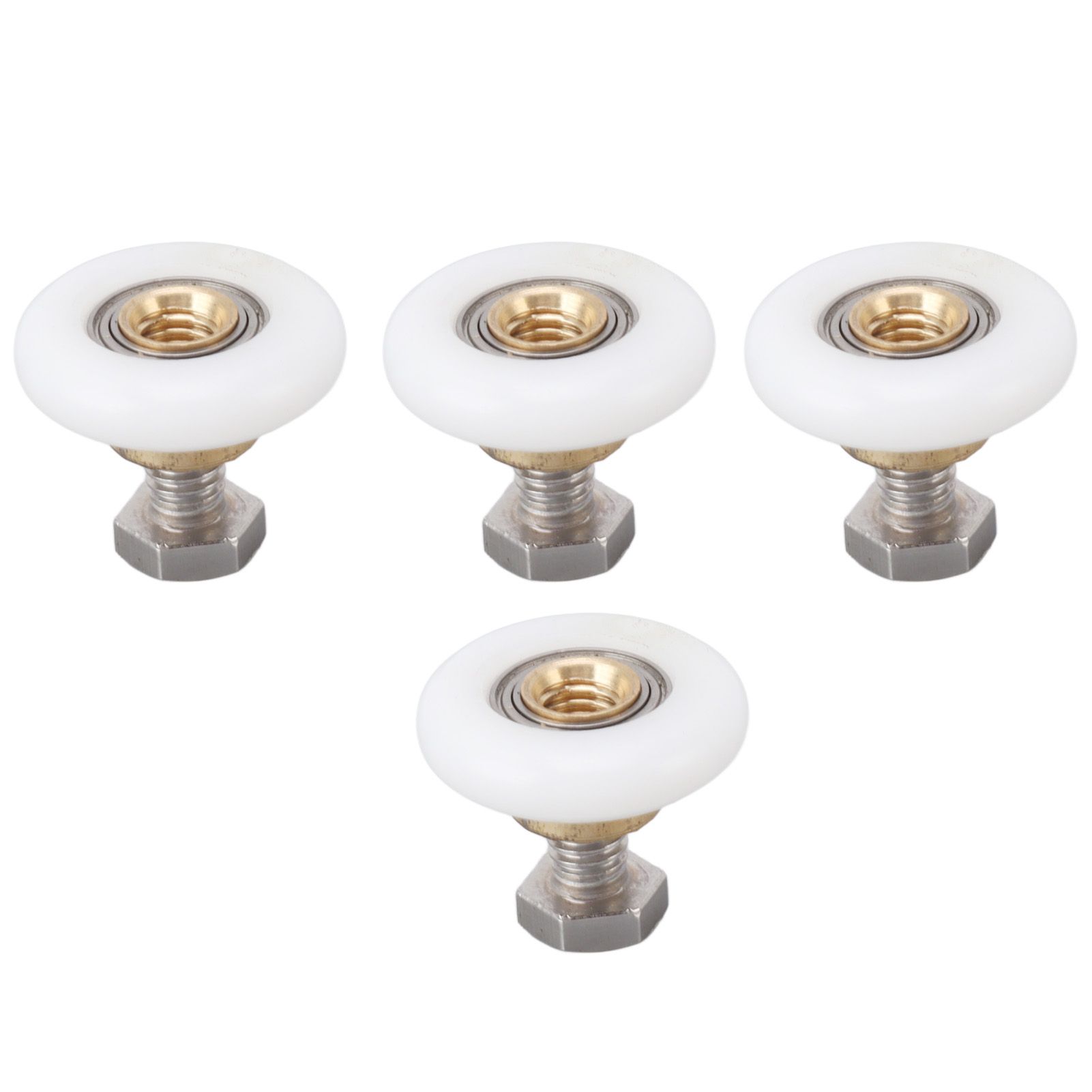 4 Set Shower Door Rollers Runners Wheels Bathroom Glass Door Rollers Runners view 3