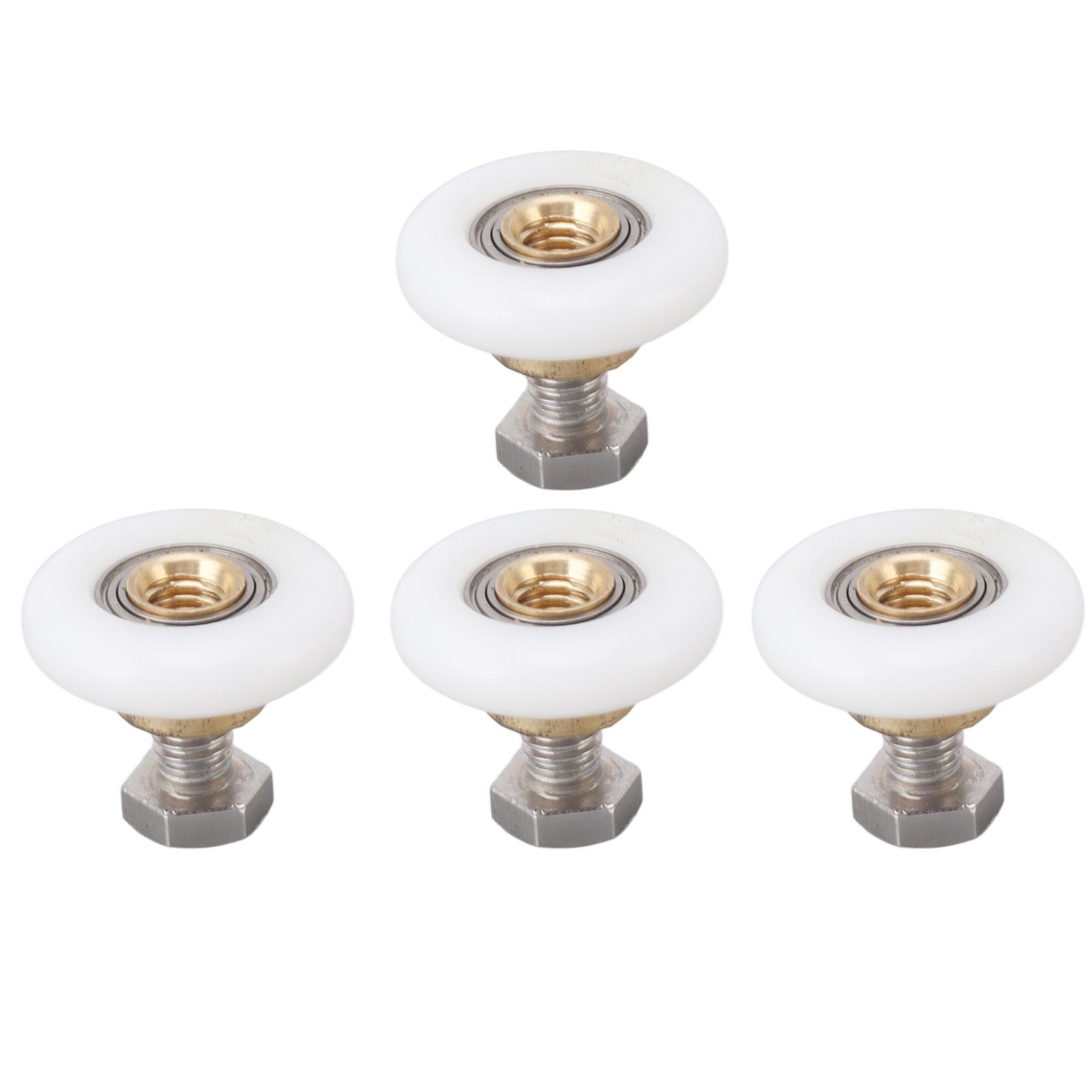 4 Set Shower Door Rollers Runners Wheels Bathroom Glass Door Rollers Runners view 4