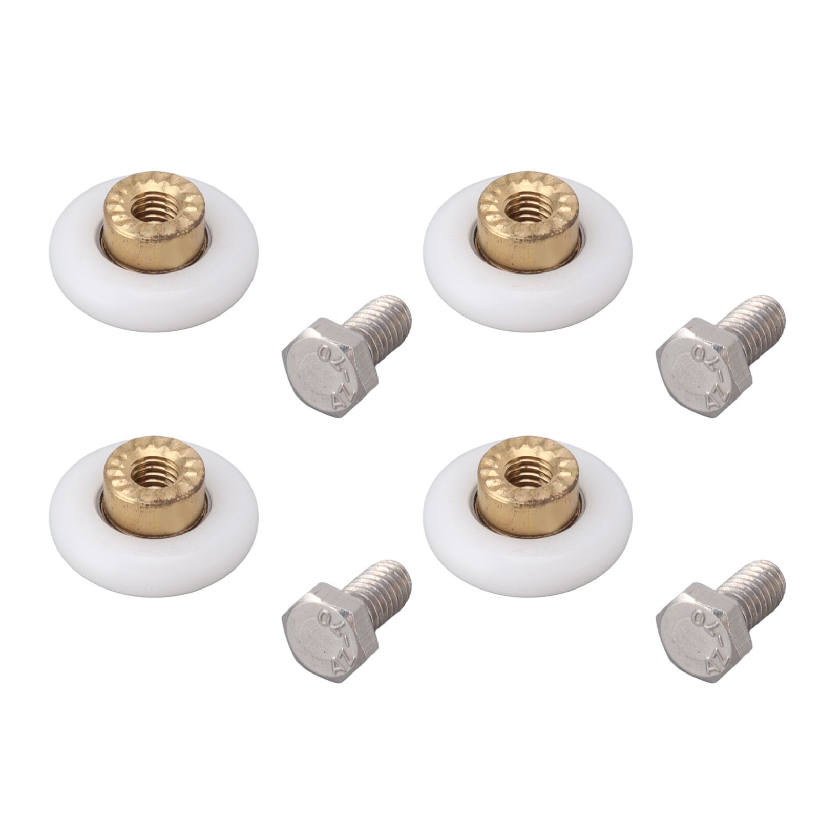 4 Set Shower Door Rollers Runners Wheels Bathroom Glass Door Rollers Runners view 10