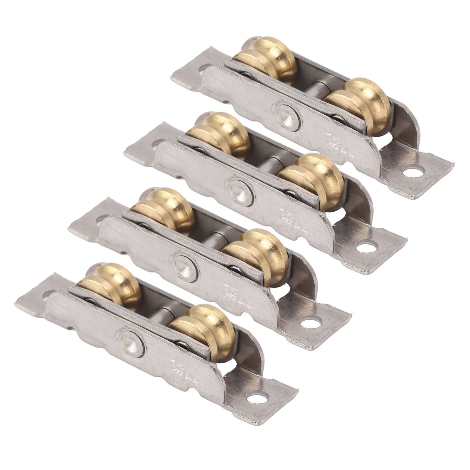 4PCS Sliding Patio Door Roller Assembly Stainless Steel Copper Ball Bearing view 4