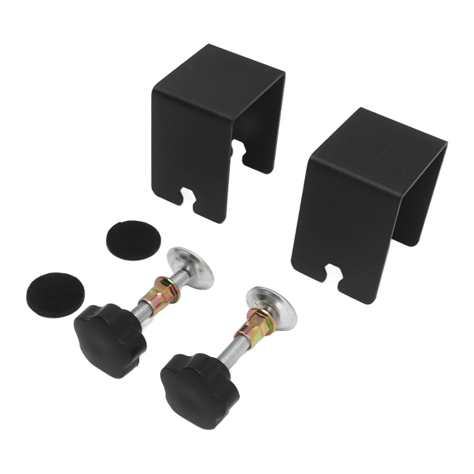 2PCS Drawer Front Installation Clamps Electrostatic Spraying Cabinet Front view 2