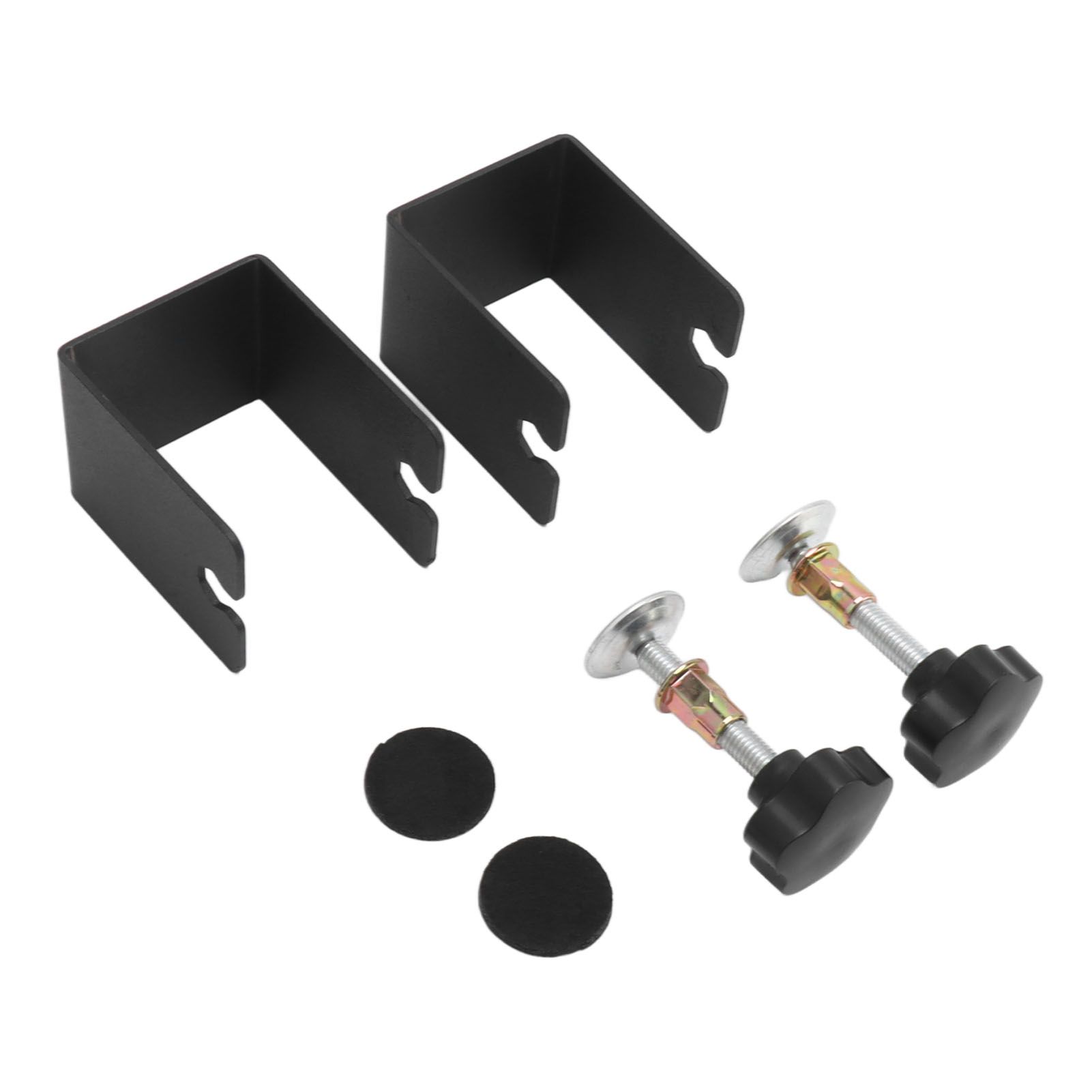 2PCS Drawer Front Installation Clamps Electrostatic Spraying Cabinet Front view 4