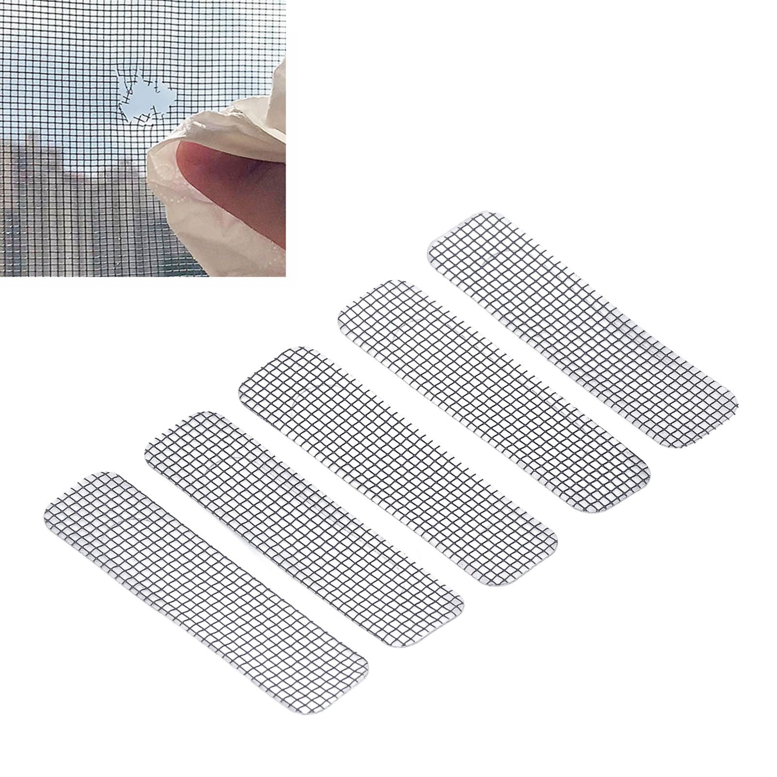 20PCS Window Screen Repair Patches Stainless Steel Self Adhesive Covering Mesh view 11