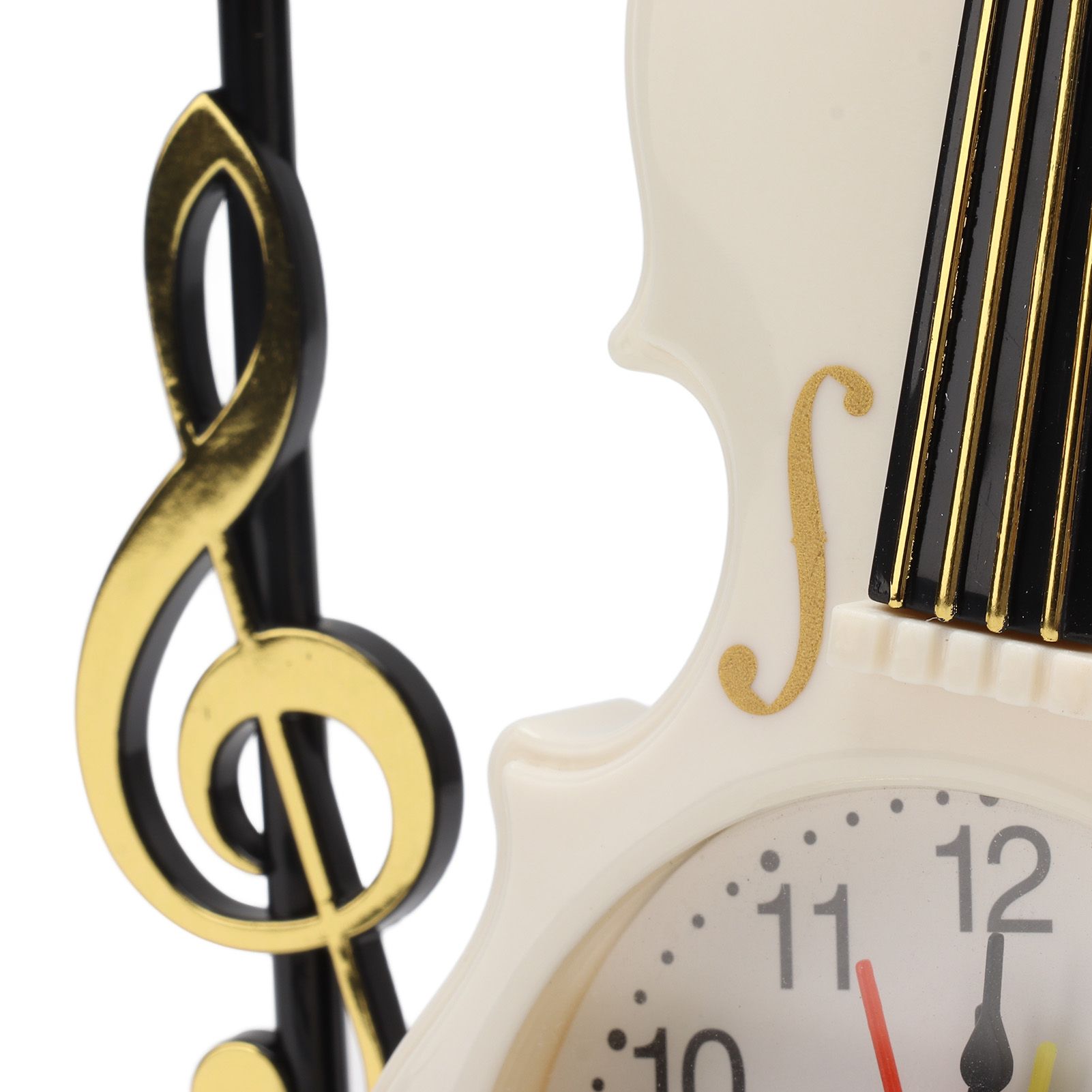 Violin Alarm Clock Unique Appearance Innovative Alarm Clock for Home Living view 13