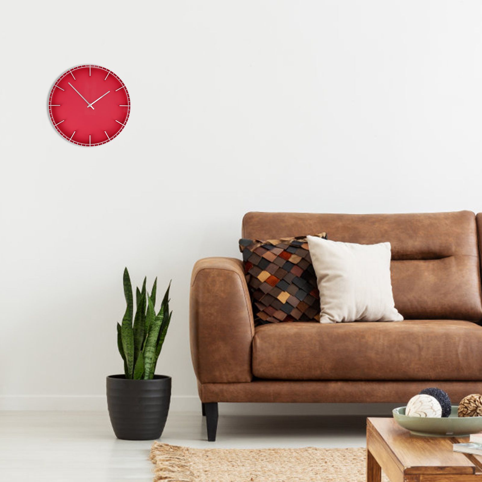 Wall Clock Silent Prevents Ticking Easy To Read Innovative Modern Round Wall view 12