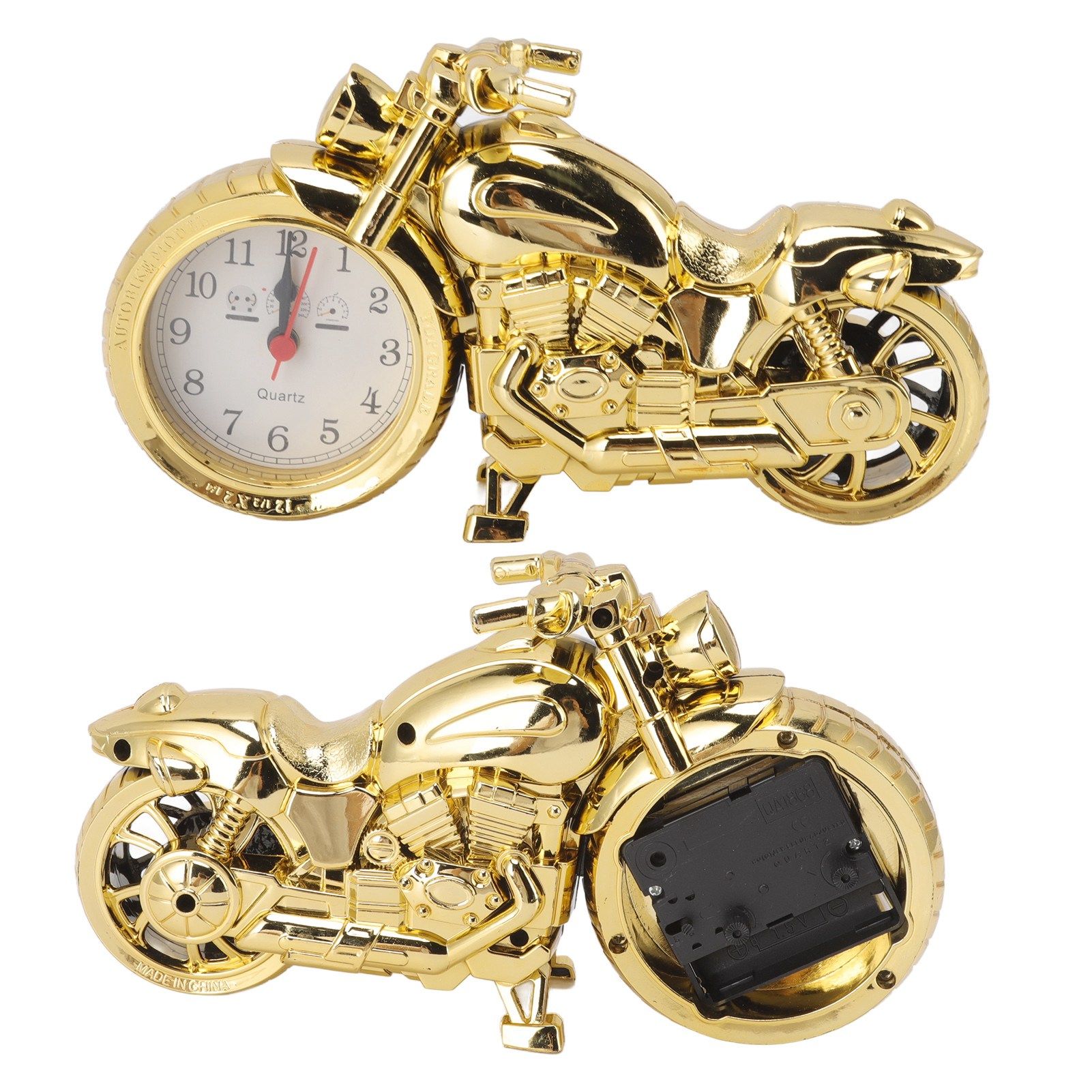 Motorcycle Alarm Clock Ingenious Vintage Simulation Motorcycle Model Alarm view 10