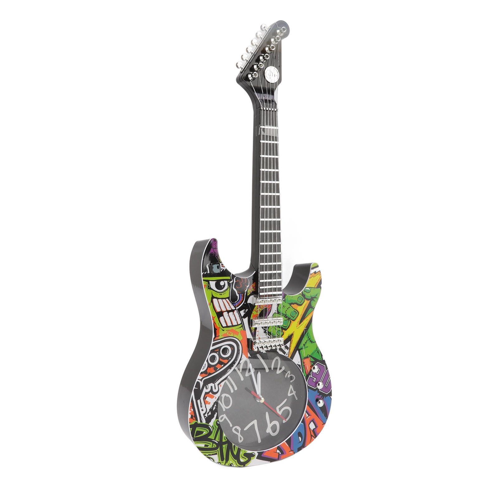 Guitar Wall Clock Simulation Time Accurate Guitar Clock Wall Decor for Home view 4
