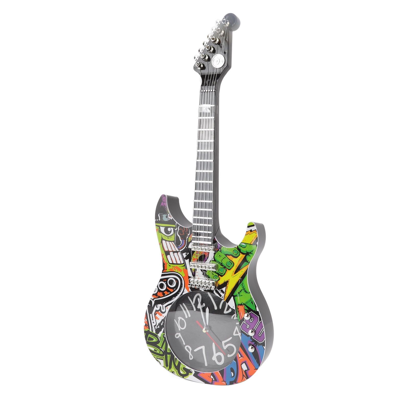 Guitar Wall Clock Simulation Time Accurate Guitar Clock Wall Decor for Home view 5