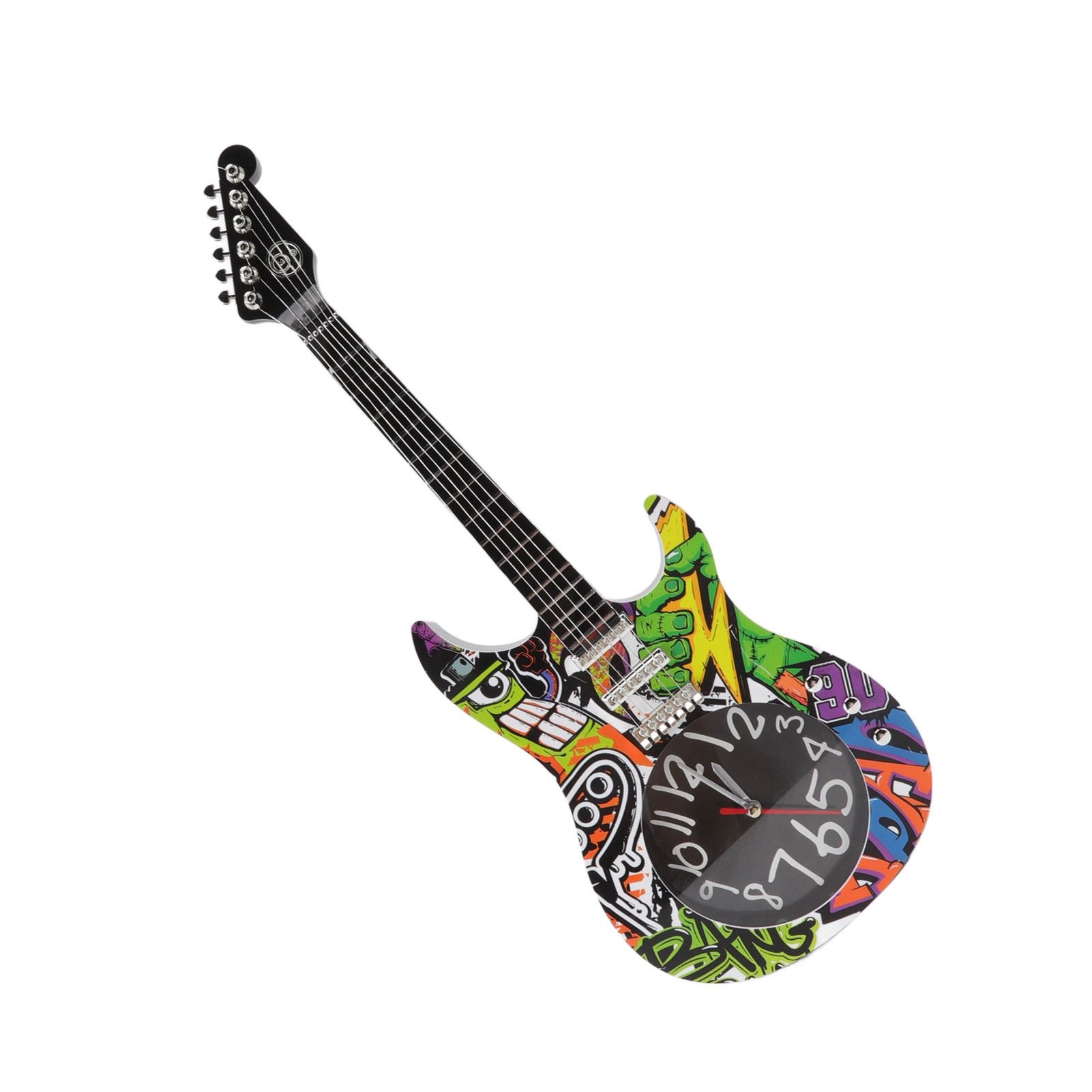 Guitar Wall Clock Simulation Time Accurate Guitar Clock Wall Decor for Home view 8