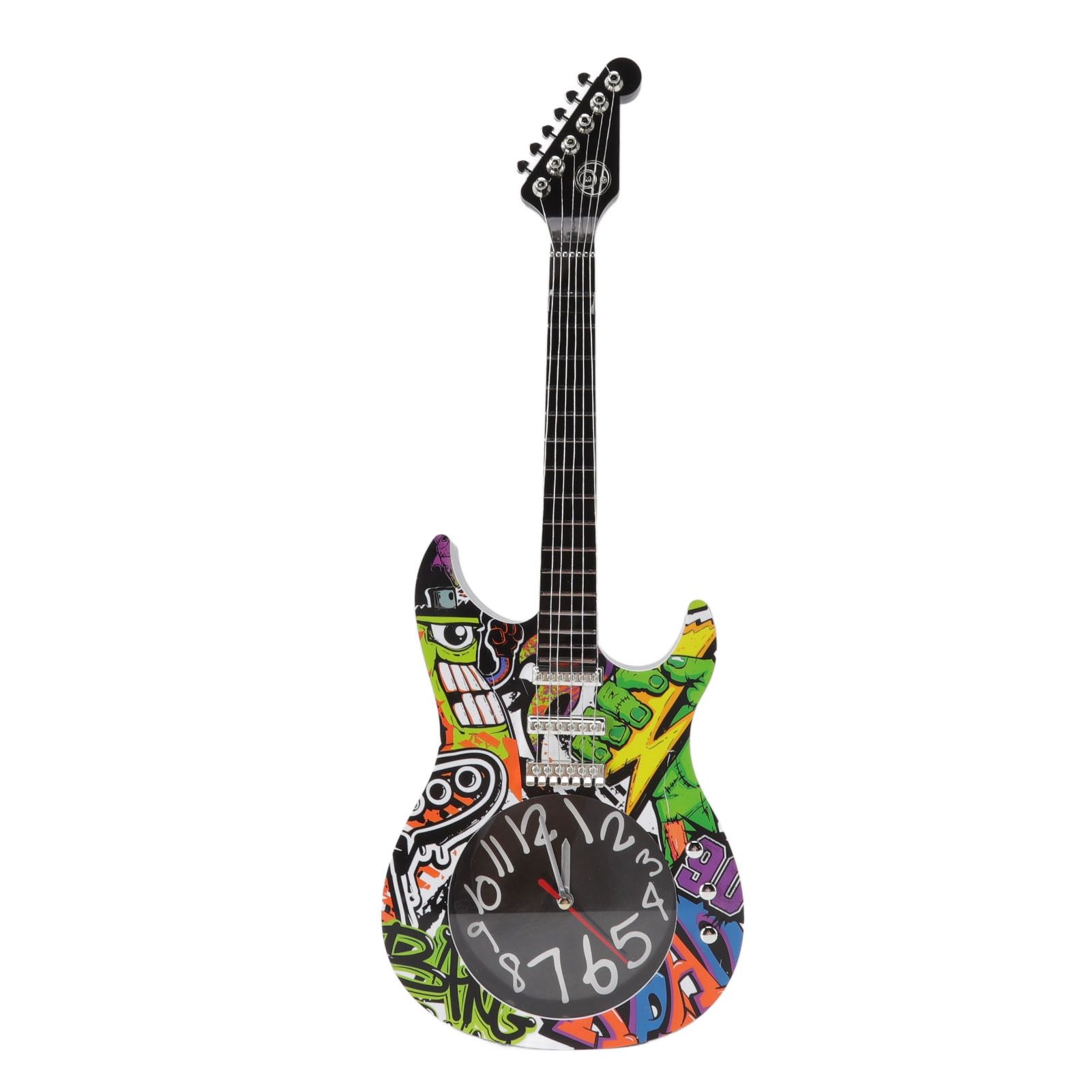 Guitar Wall Clock Simulation Time Accurate Guitar Clock Wall Decor for Home view 10