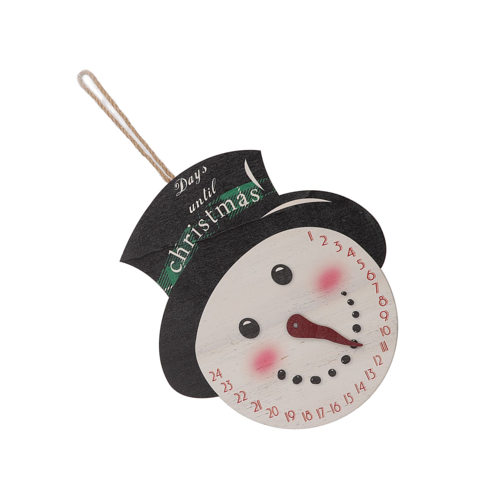 Christmas Day Sign Puppet Man Style 4mm Thickness Lightweight Easy Hanging view 2