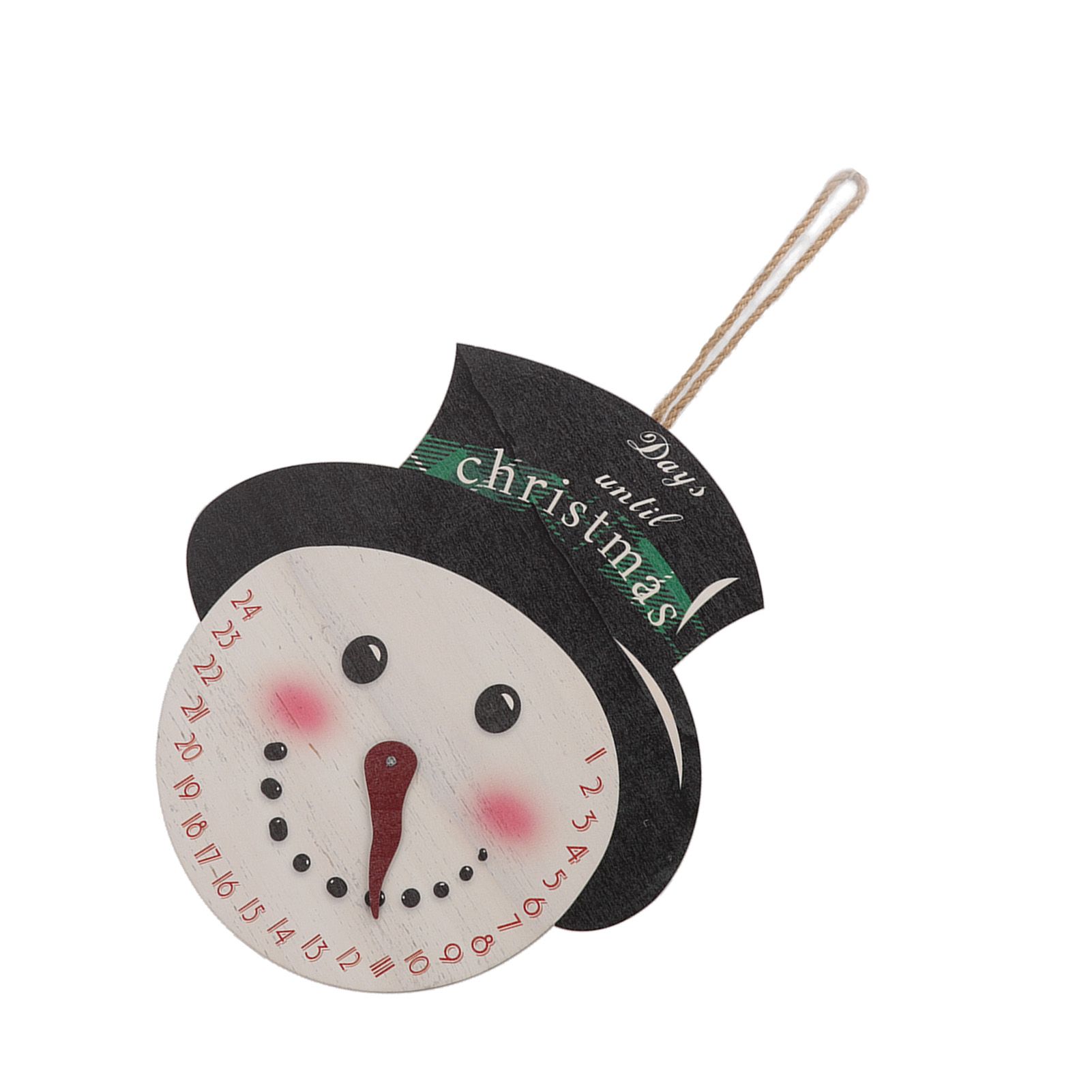 Christmas Day Sign Puppet Man Style 4mm Thickness Lightweight Easy Hanging view 3