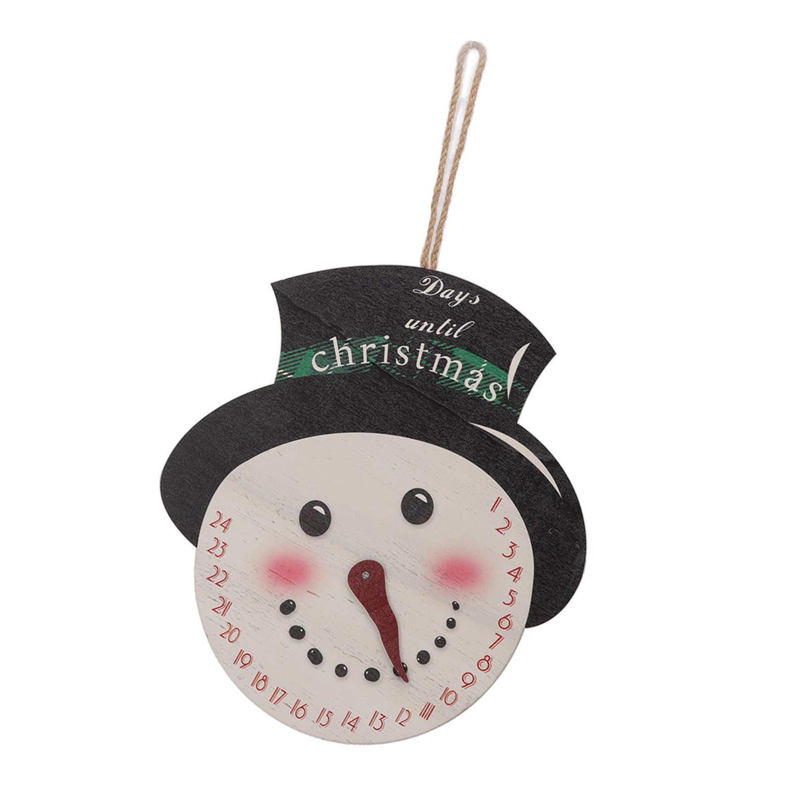 Christmas Day Sign Puppet Man Style 4mm Thickness Lightweight Easy Hanging view 4