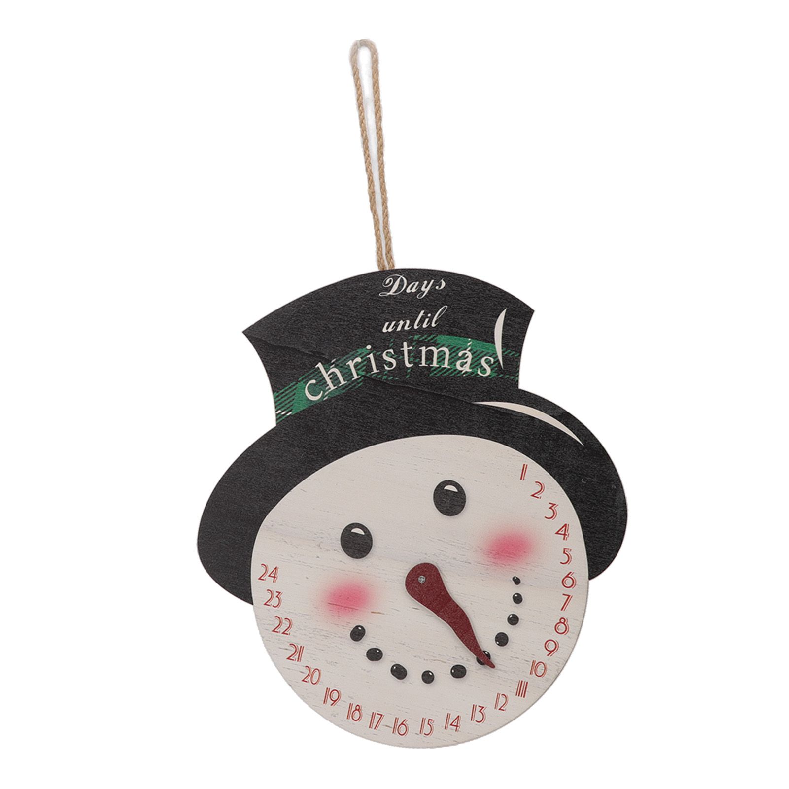 Christmas Day Sign Puppet Man Style 4mm Thickness Lightweight Easy Hanging view 5