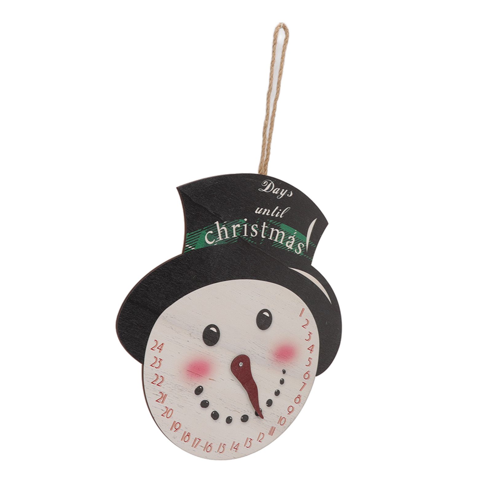 Christmas Day Sign Puppet Man Style 4mm Thickness Lightweight Easy Hanging view 6