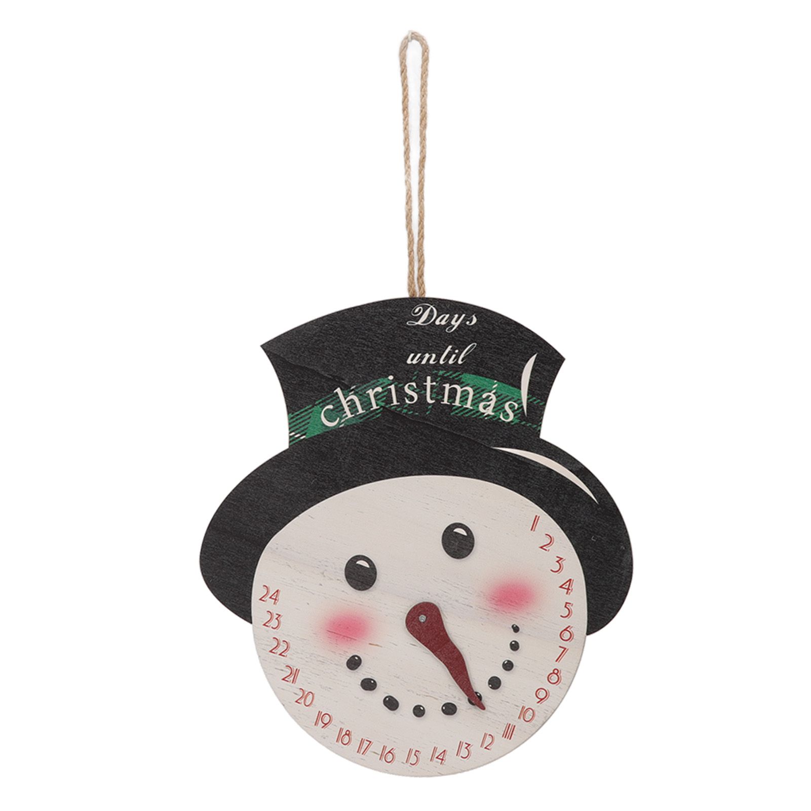 Christmas Day Sign Puppet Man Style 4mm Thickness Lightweight Easy Hanging view 8