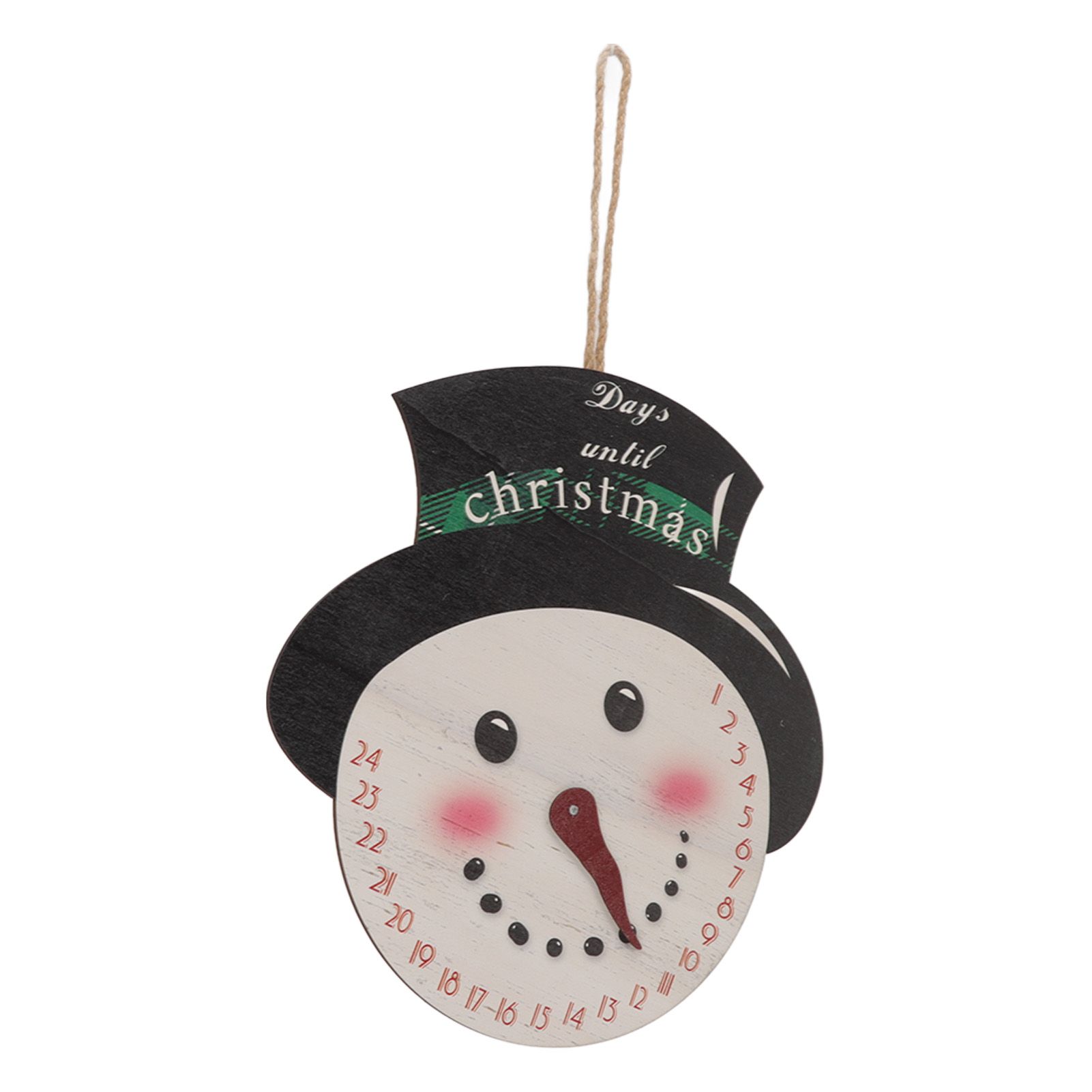 Christmas Day Sign Puppet Man Style 4mm Thickness Lightweight Easy Hanging view 9