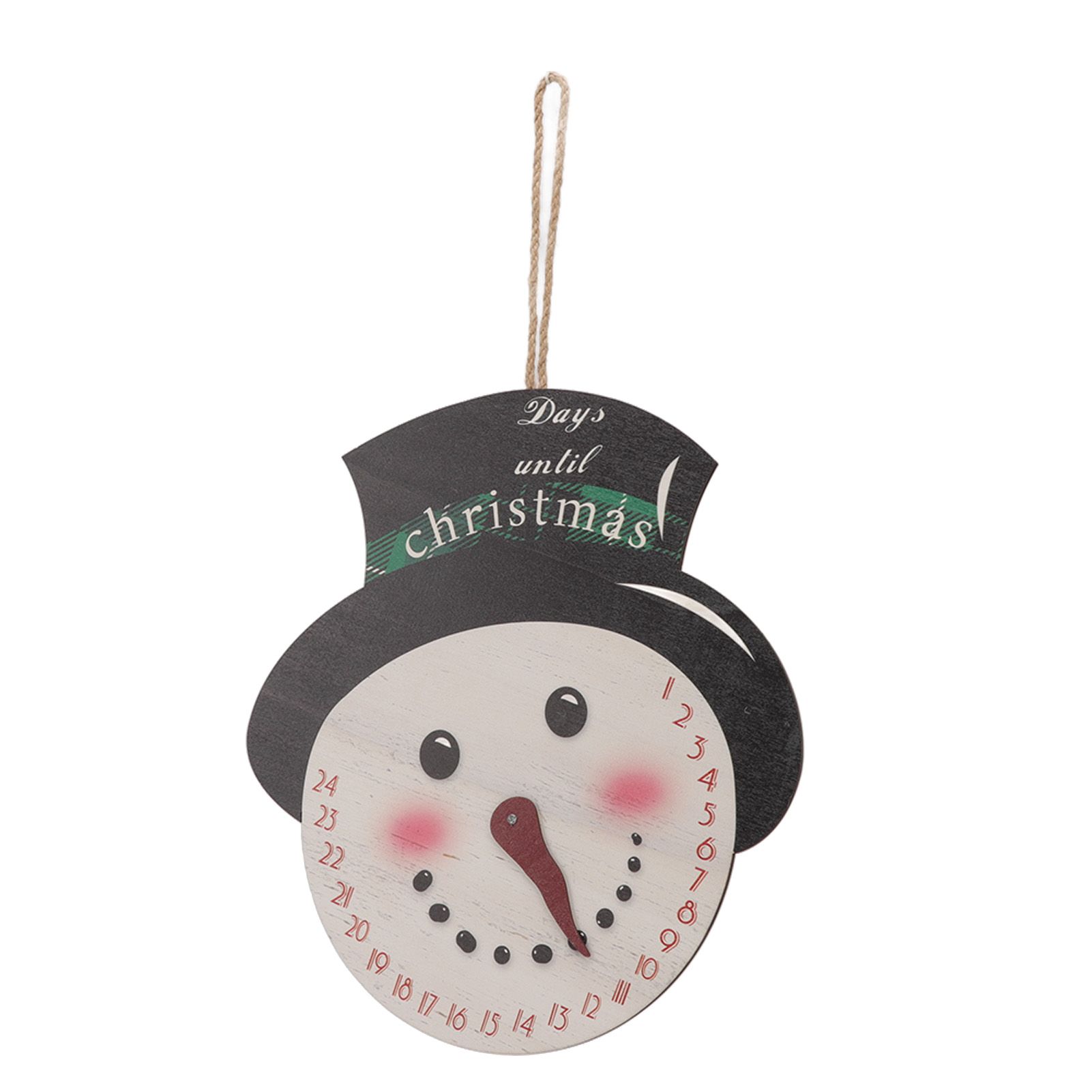 Christmas Day Sign Puppet Man Style 4mm Thickness Lightweight Easy Hanging view 10
