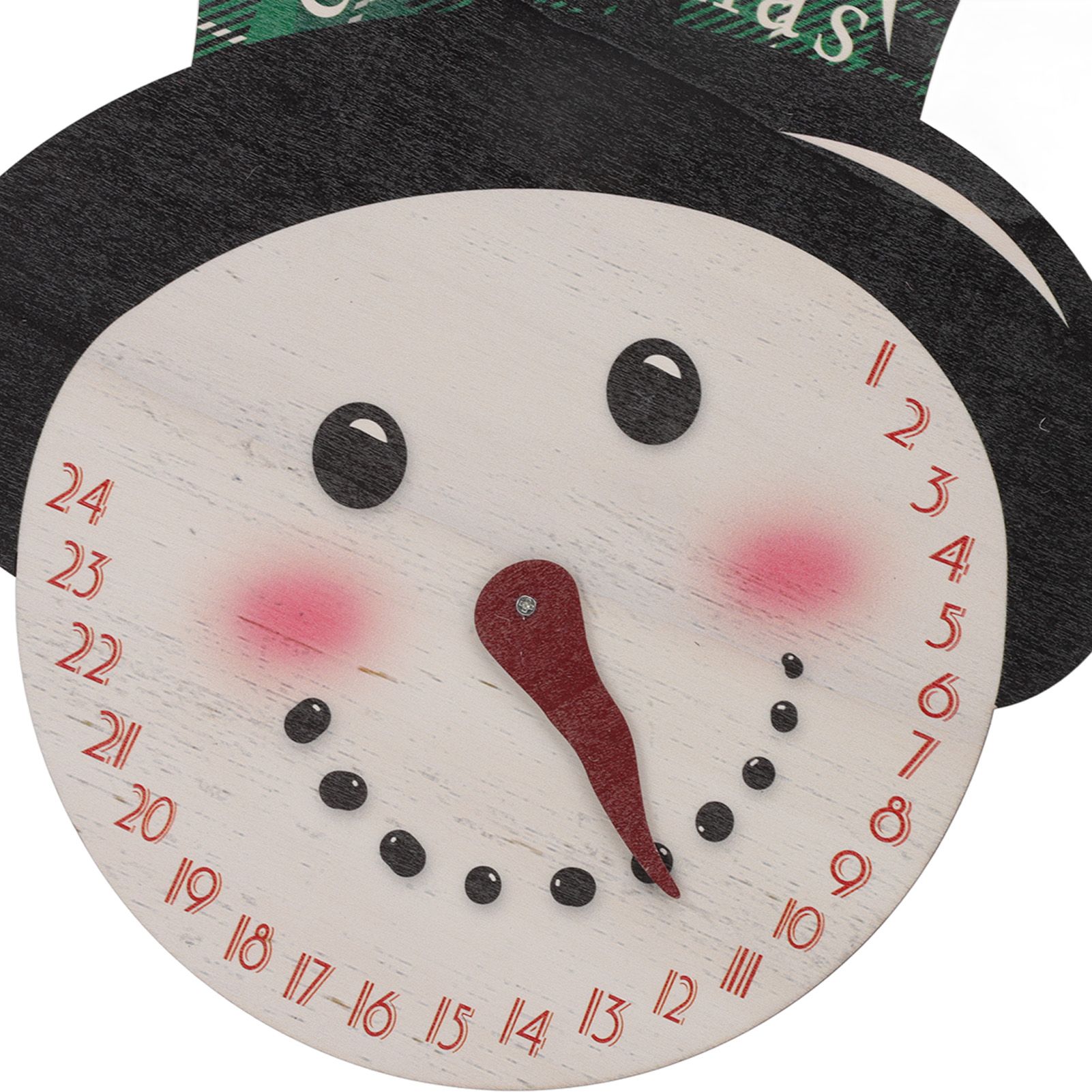Christmas Day Sign Puppet Man Style 4mm Thickness Lightweight Easy Hanging view 15