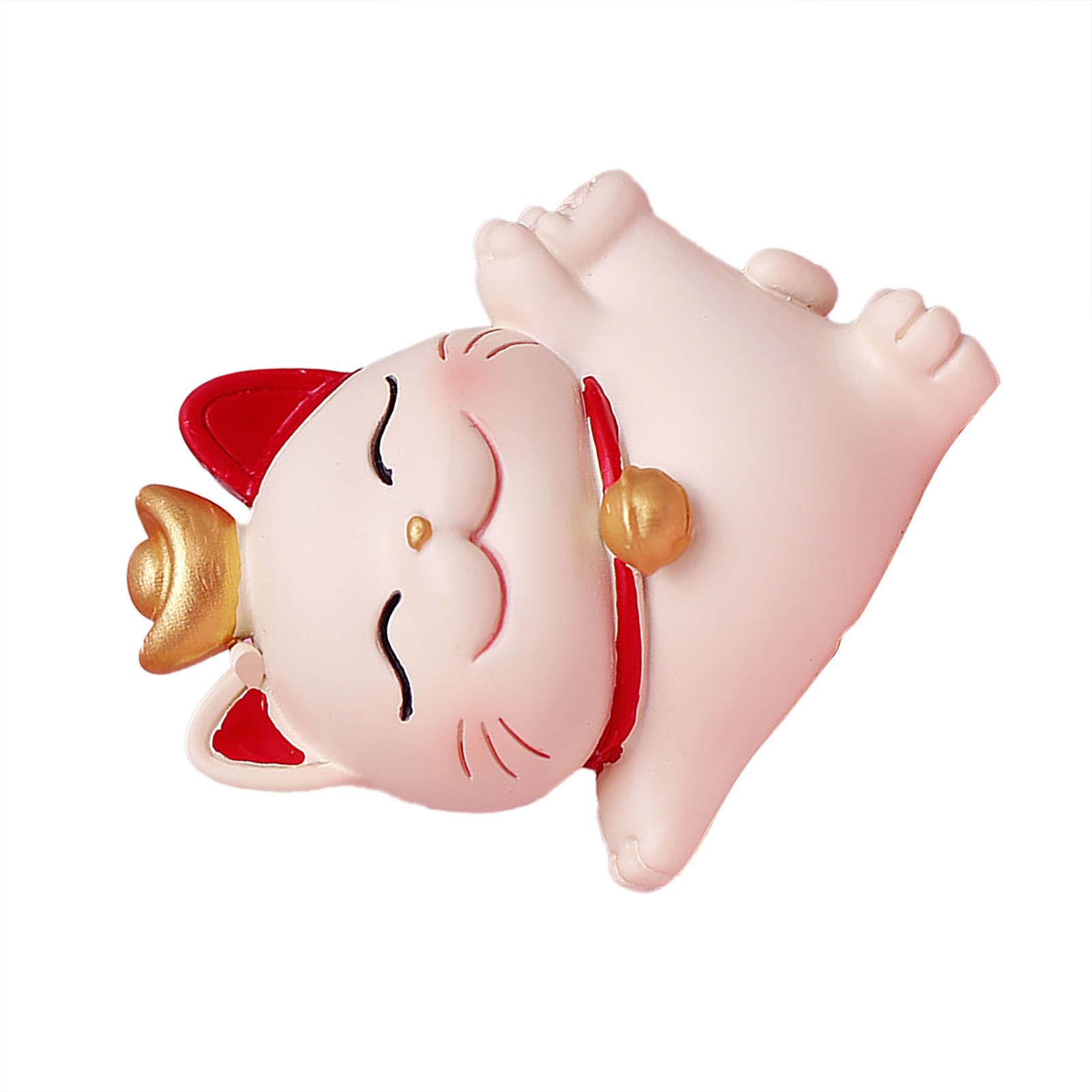 Lucky Cat Ornament Synthetic Resin Fortune Cat Statue Decoration for Home view 5
