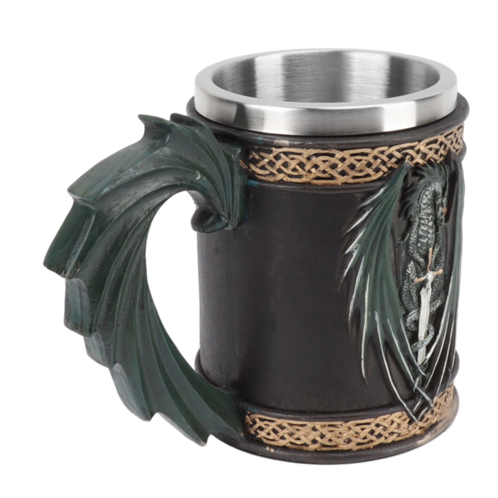 Stainless Steel Mug Innovative Dragon Pirate Retro Style Large Capacity Beer view 8