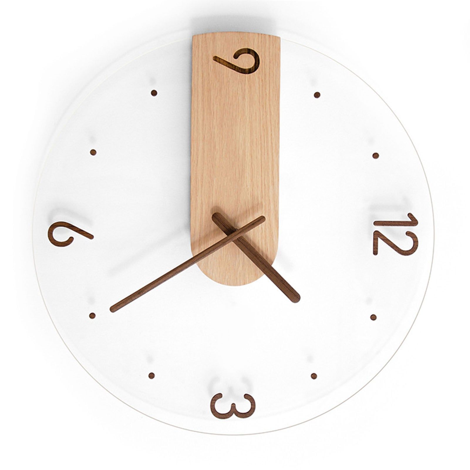 Wall Clock Innovative Minimalist Prevents Ticking Sweep Movement Modern Nordic view 4