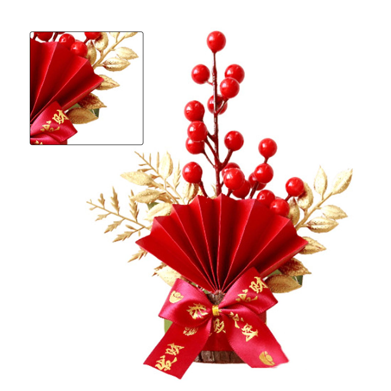 Table Lucky Tree Decoration Lifelike Exquisite Fortune Tree Ornament with view 3