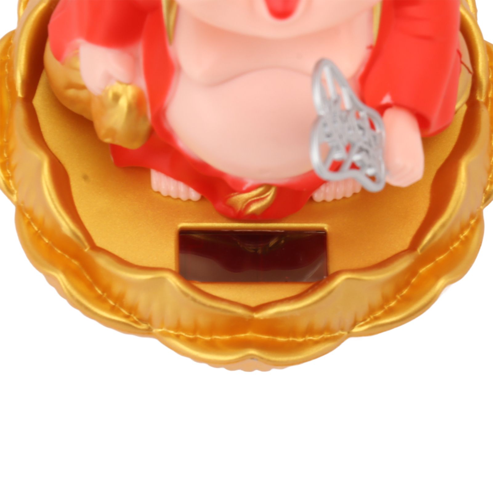 Solar Buddha Statue Solar Nodding Maitreya Car Ornament Decoration Shaking view 14