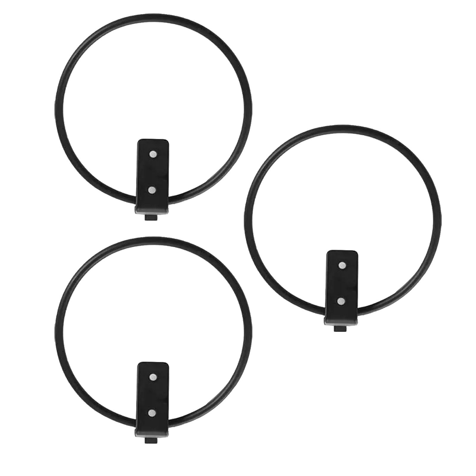 3Pcs 6 Inch Flower Pot Holder Ring Wall Mounted Metal Plant Pot Hanger for view 2
