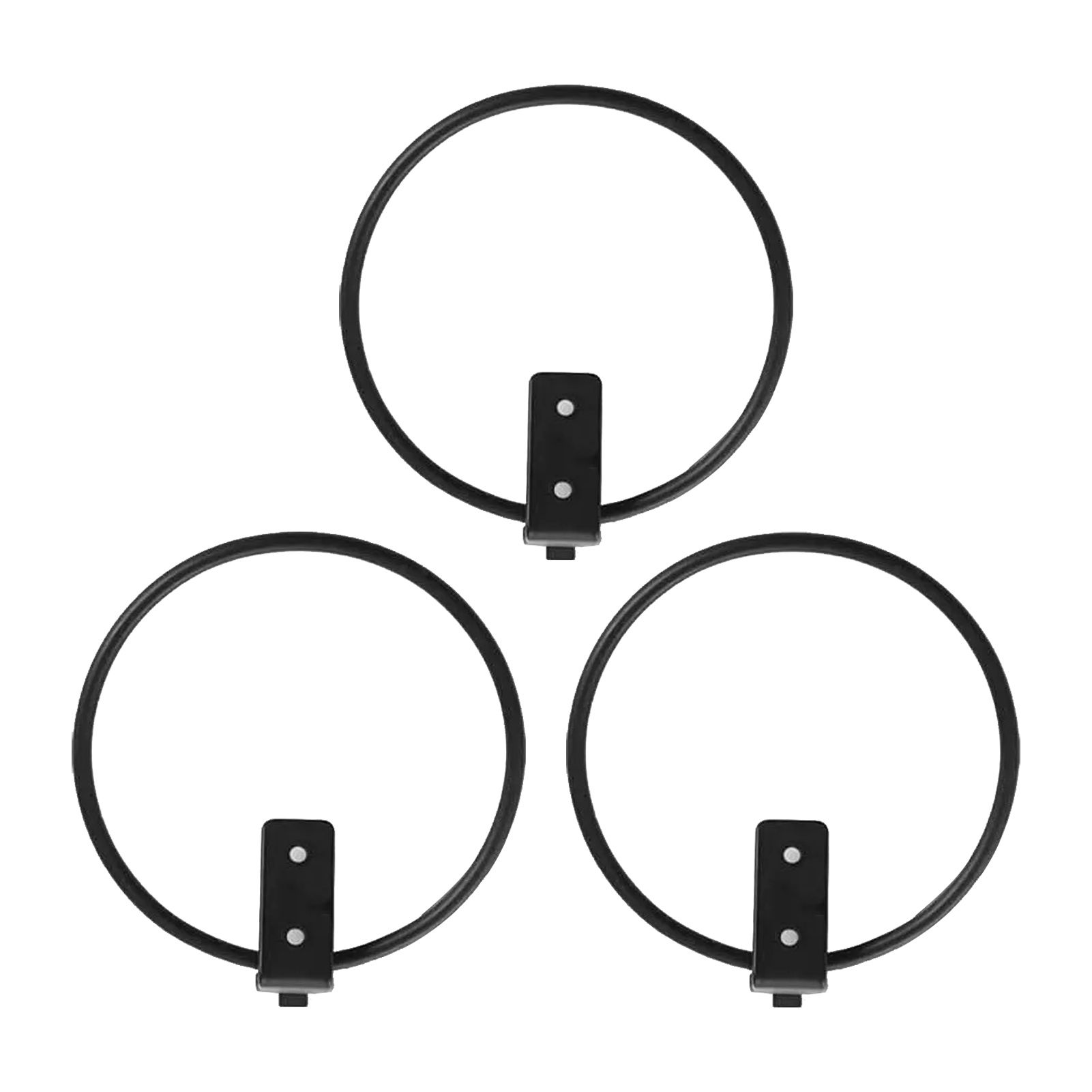 3Pcs 6 Inch Flower Pot Holder Ring Wall Mounted Metal Plant Pot Hanger for view 3