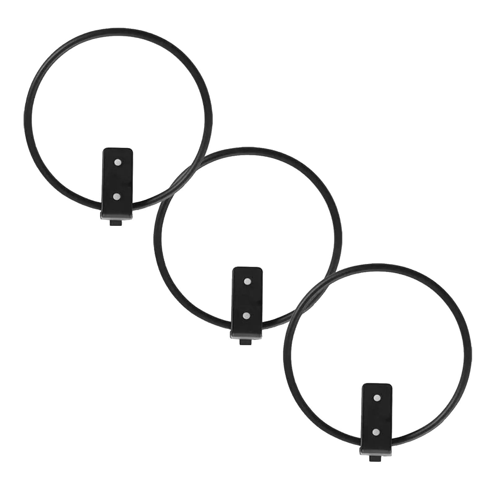 3Pcs 6 Inch Flower Pot Holder Ring Wall Mounted Metal Plant Pot Hanger for view 4