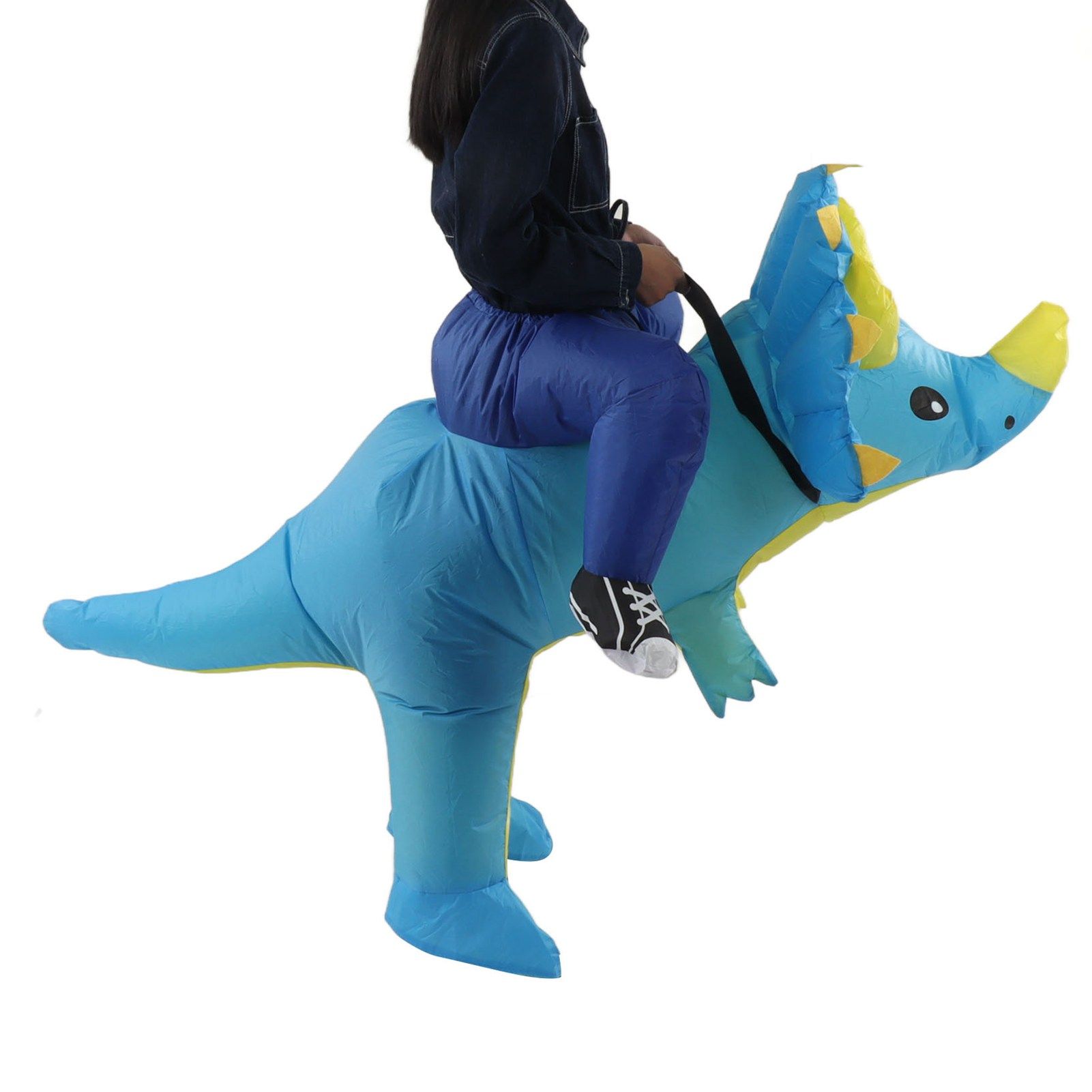 Inflatable Dinosaur Costume Halloween Cosplay Costume Party Riding Triangle view 4