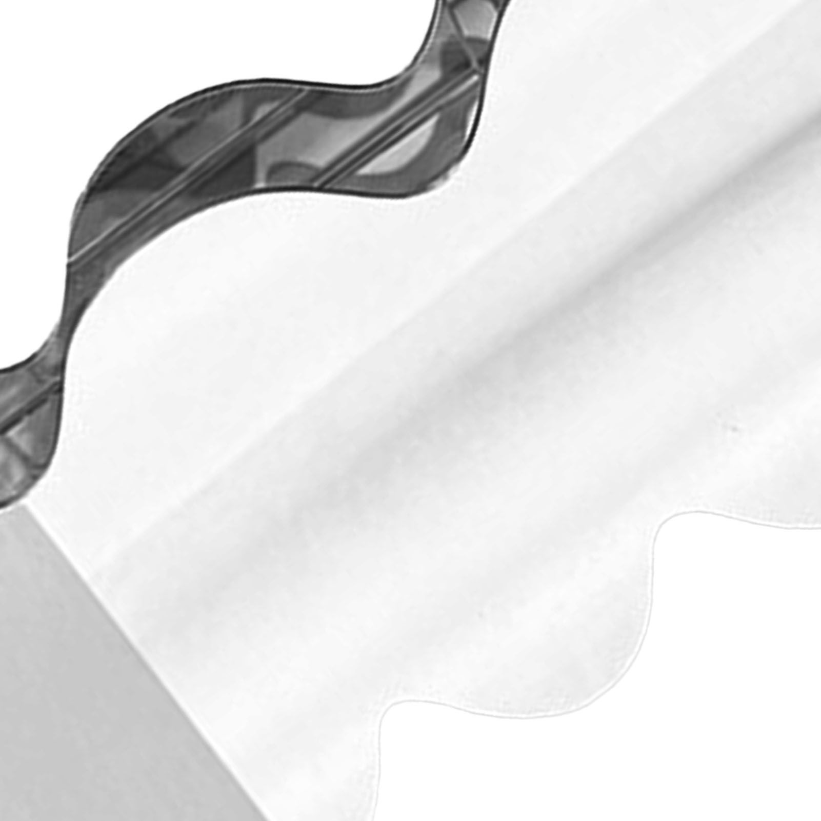 Flower Vase Modern Acrylic Decorative Unique Wavy Shape Vase for Bedroom view 11