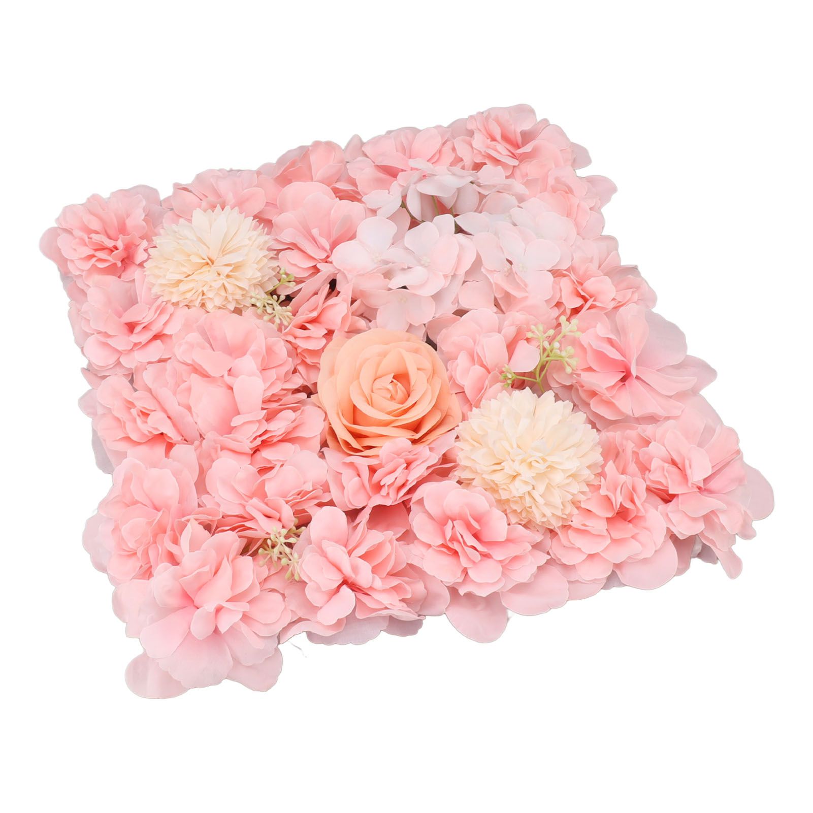 Artificial Flower Wall Panels Simulation Silk Rose Flower Wall Decor for view 6