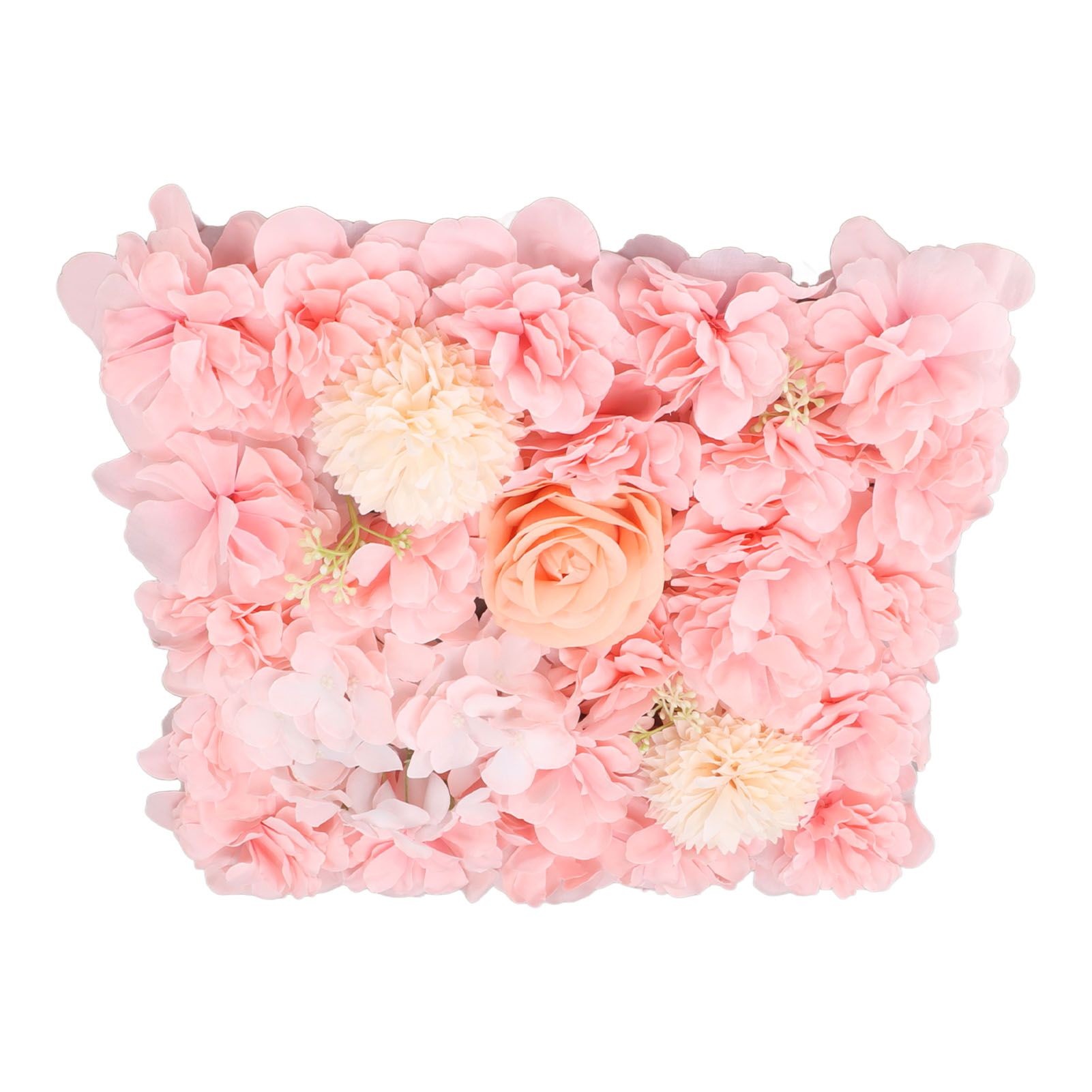 Artificial Flower Wall Panels Simulation Silk Rose Flower Wall Decor for view 10