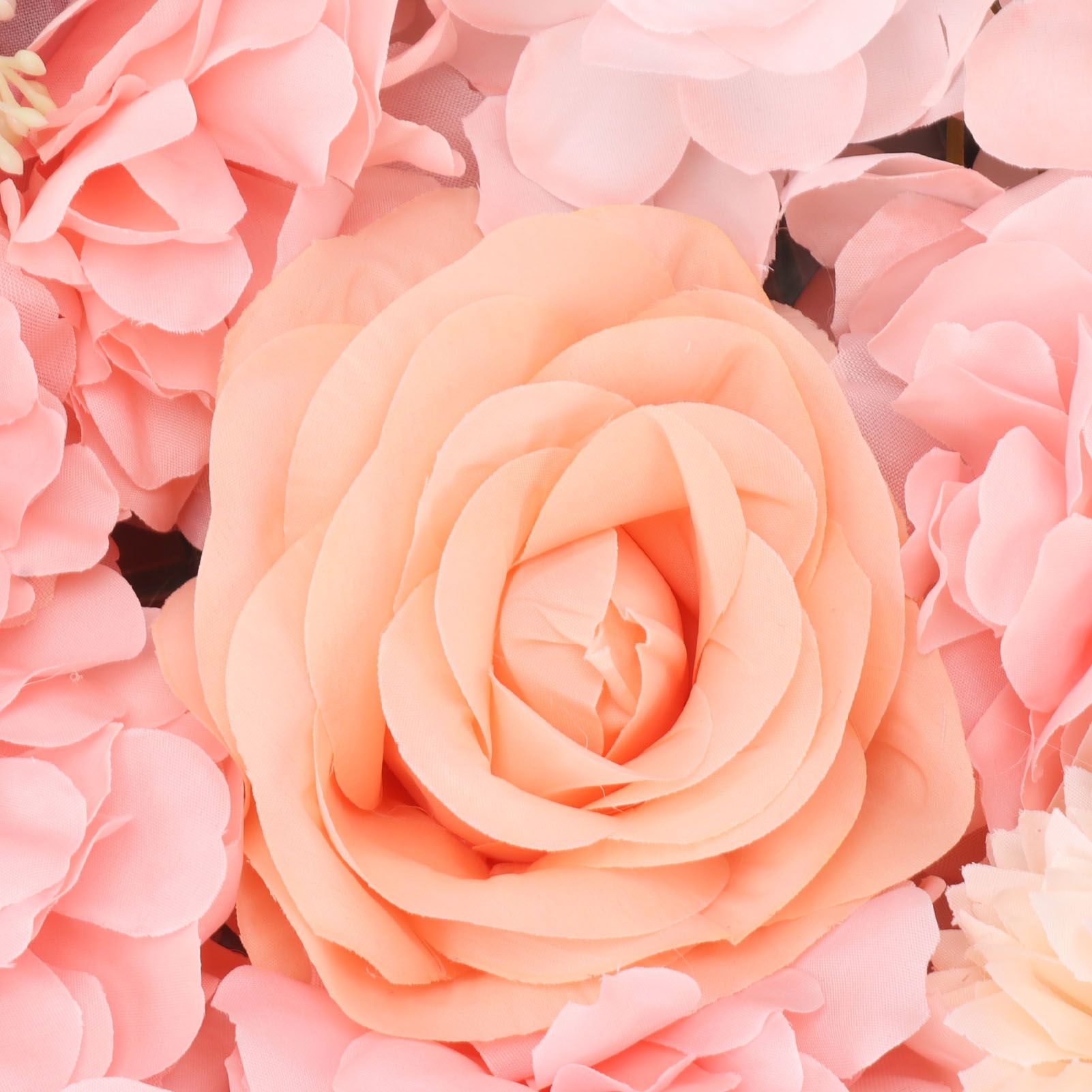 Artificial Flower Wall Panels Simulation Silk Rose Flower Wall Decor for view 14