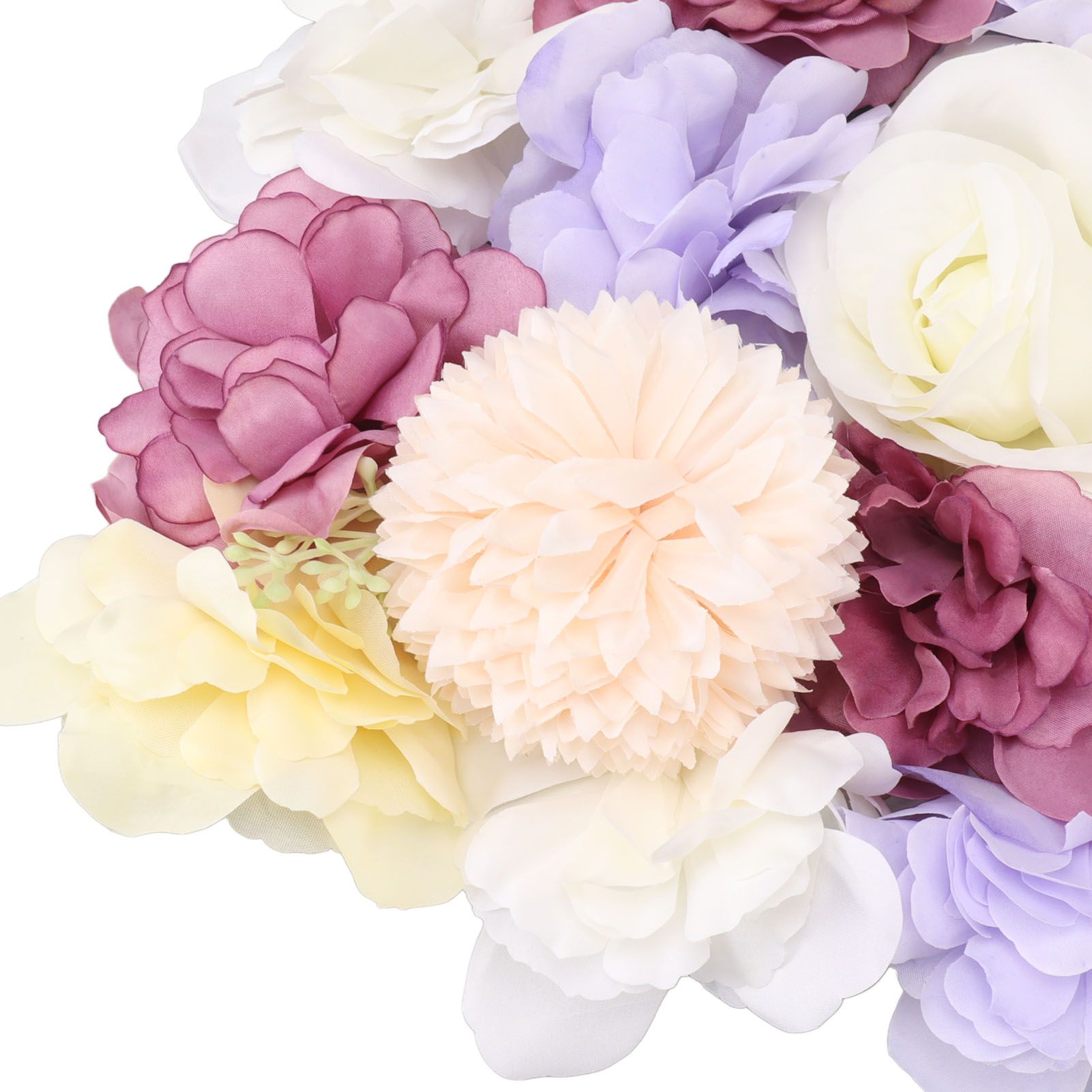 Artificial Flower Wall Panels Simulation Silk Rose Flower Wall Decor for view 13