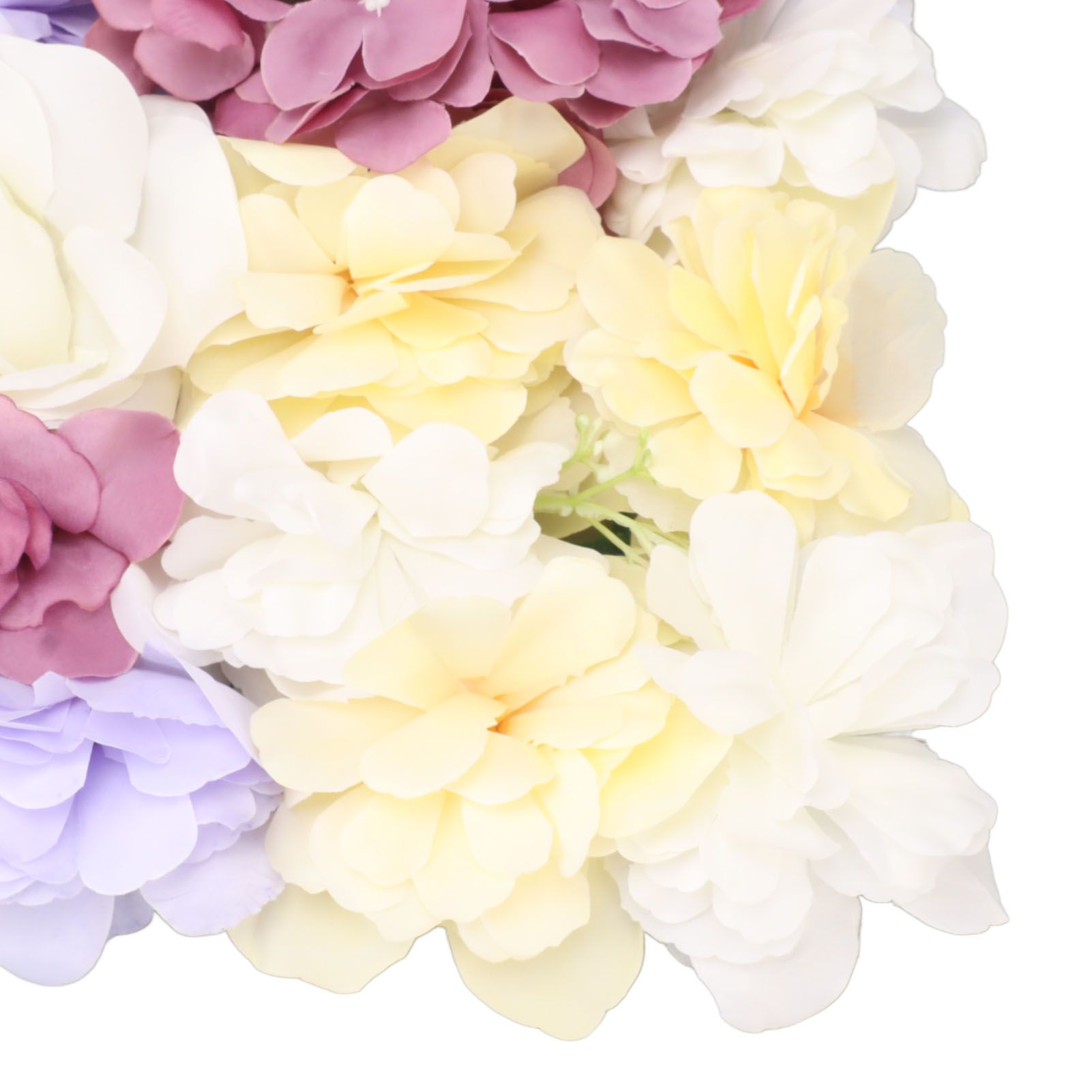 Artificial Flower Wall Panels Simulation Silk Rose Flower Wall Decor for view 14