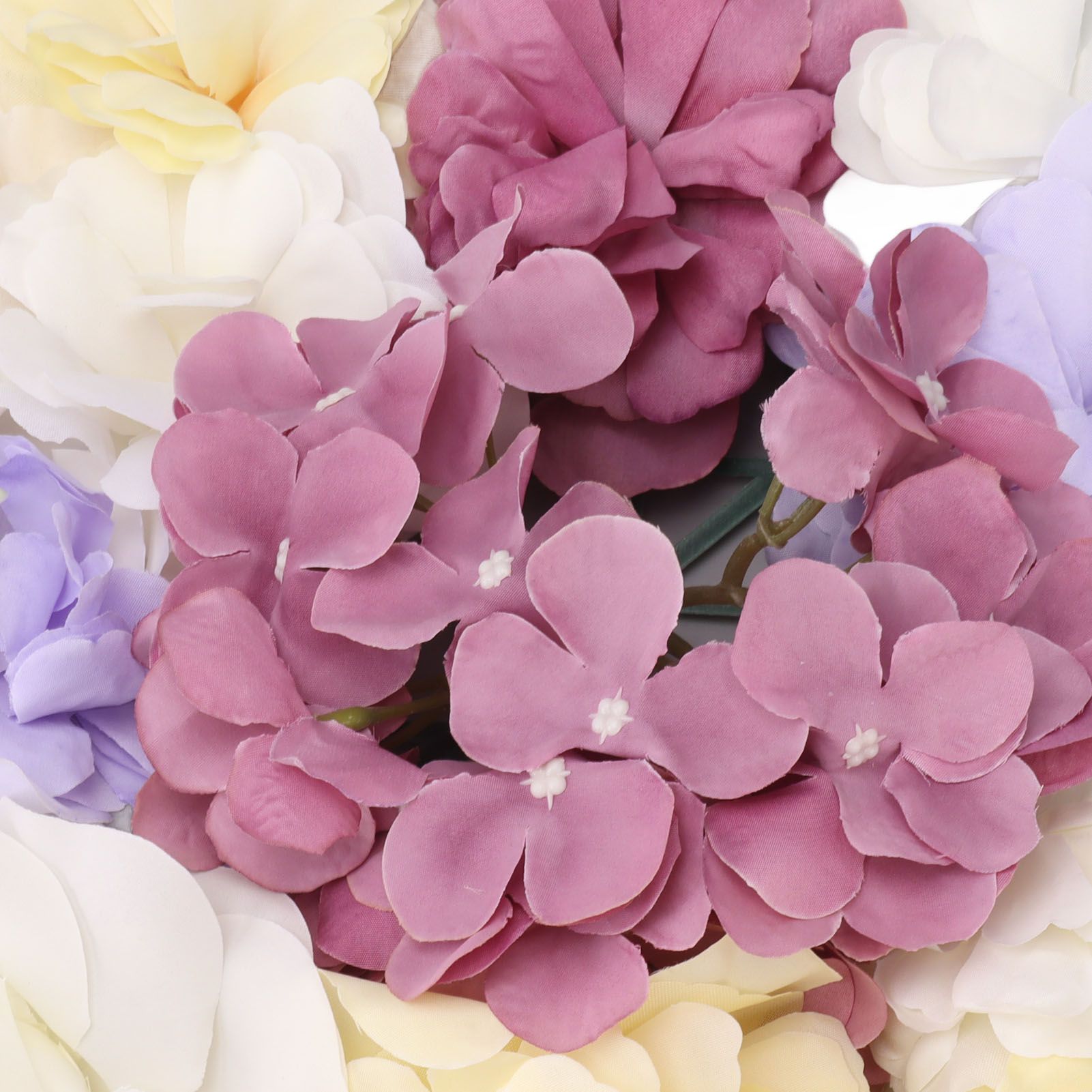 Artificial Flower Wall Panels Simulation Silk Rose Flower Wall Decor for view 15