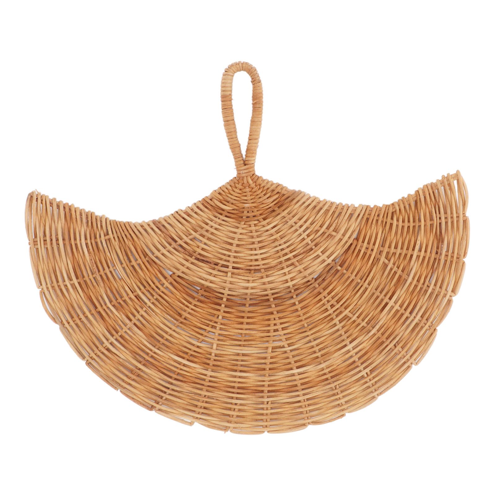 Rattan Fan Wall Decoration Northern Europe Style Woven Hanging Rattan Wall — image 1
