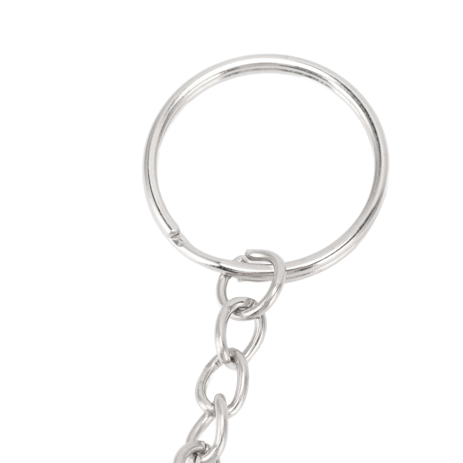 50 Pcs Angel Pendant Keychain Zinc Alloy Silver Vintage Exquisite Auspicious view 13