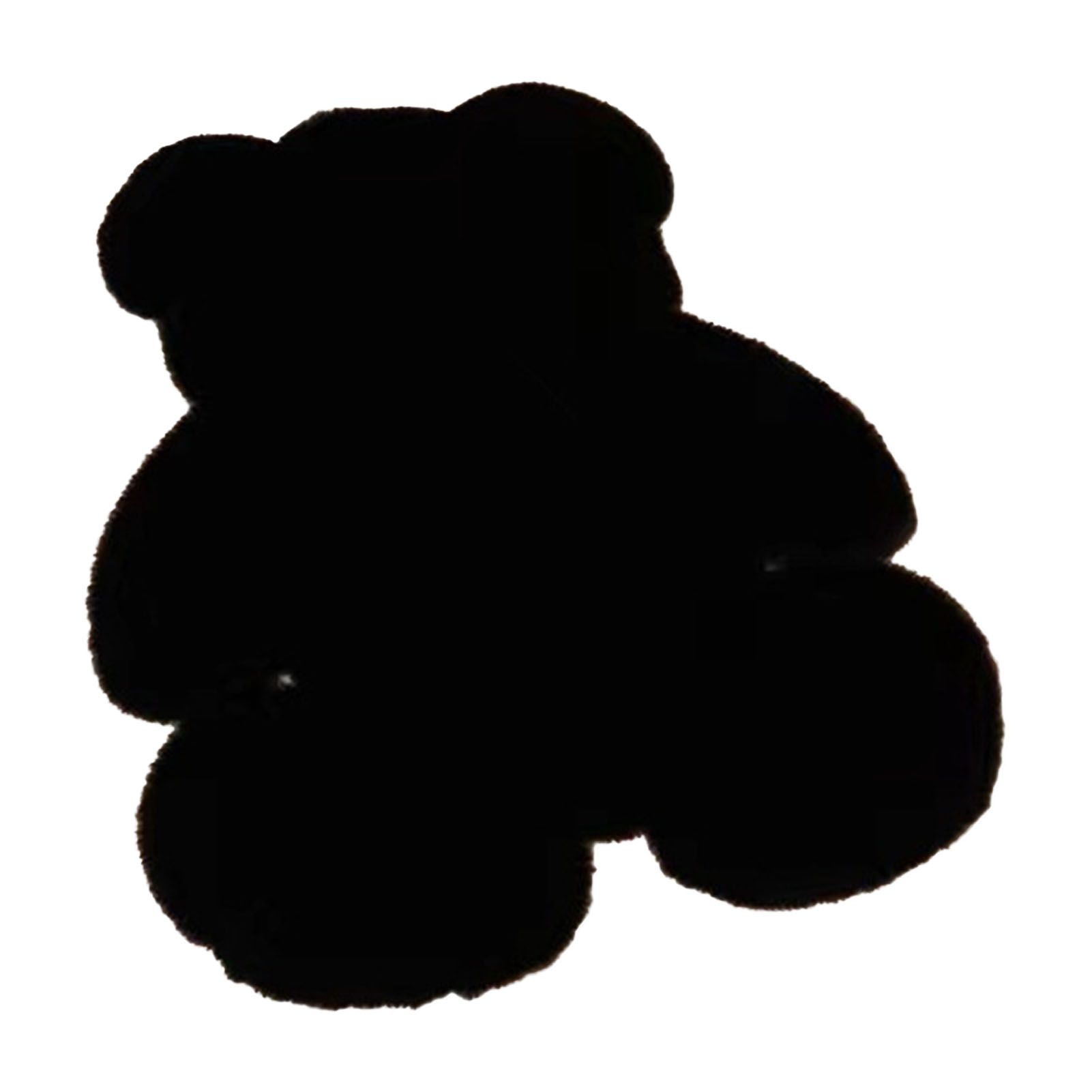 Cute Bedroom Rug Soft Bear Shaped Shaggy Floor Mat for Kids Teen Girls Room view 3