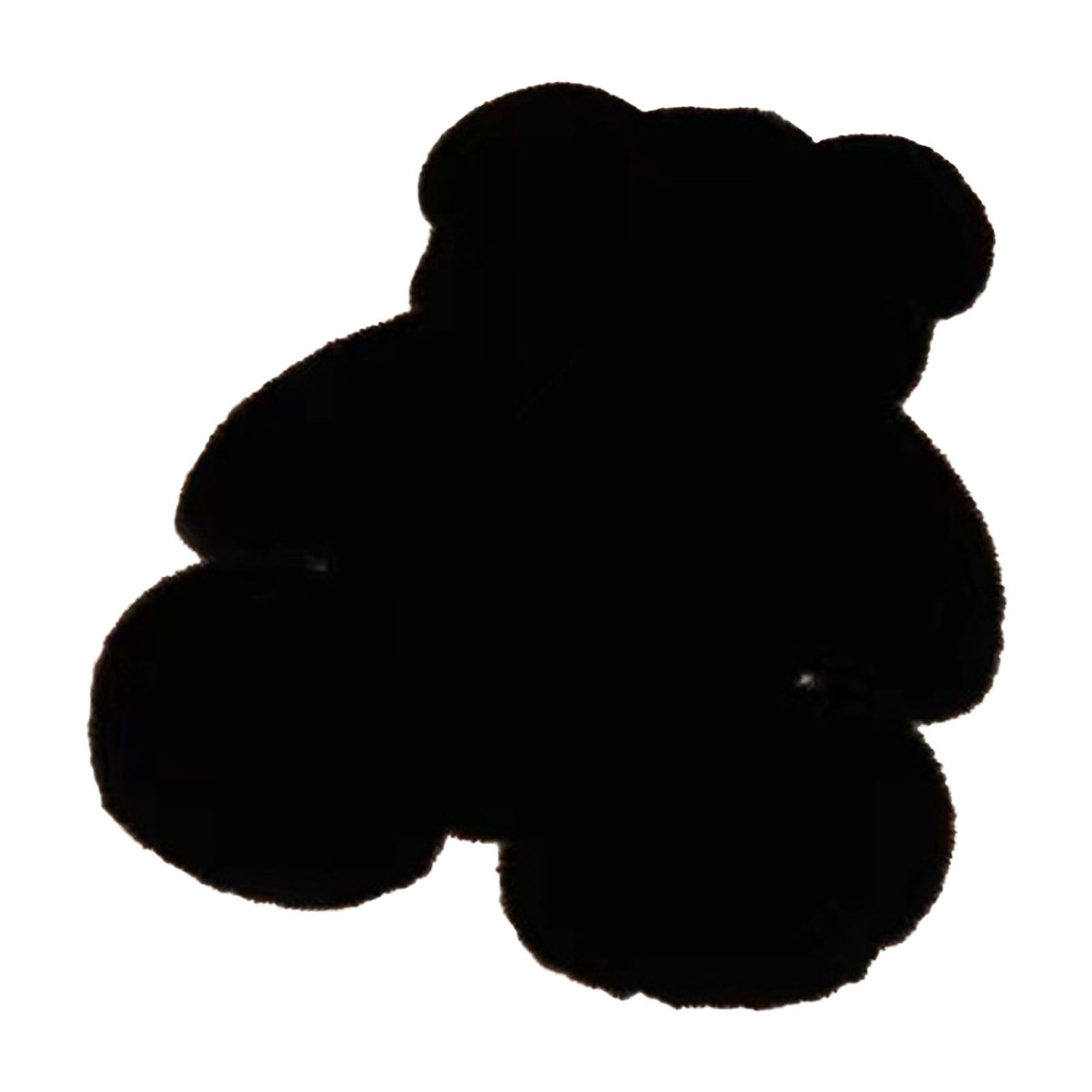 Cute Bedroom Rug Soft Bear Shaped Shaggy Floor Mat for Kids Teen Girls Room view 4