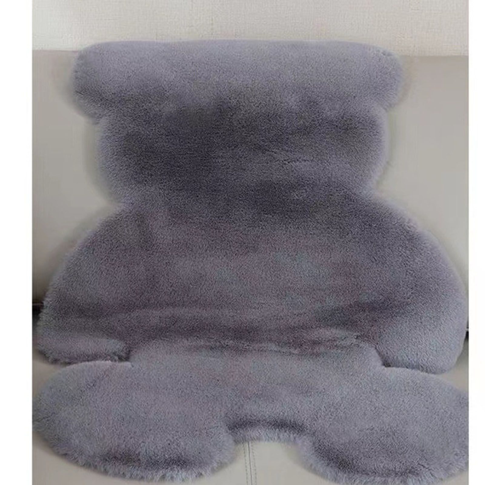Cute Bedroom Rug Soft Bear Shaped Shaggy Floor Mat for Kids Teen Girls Room view 12